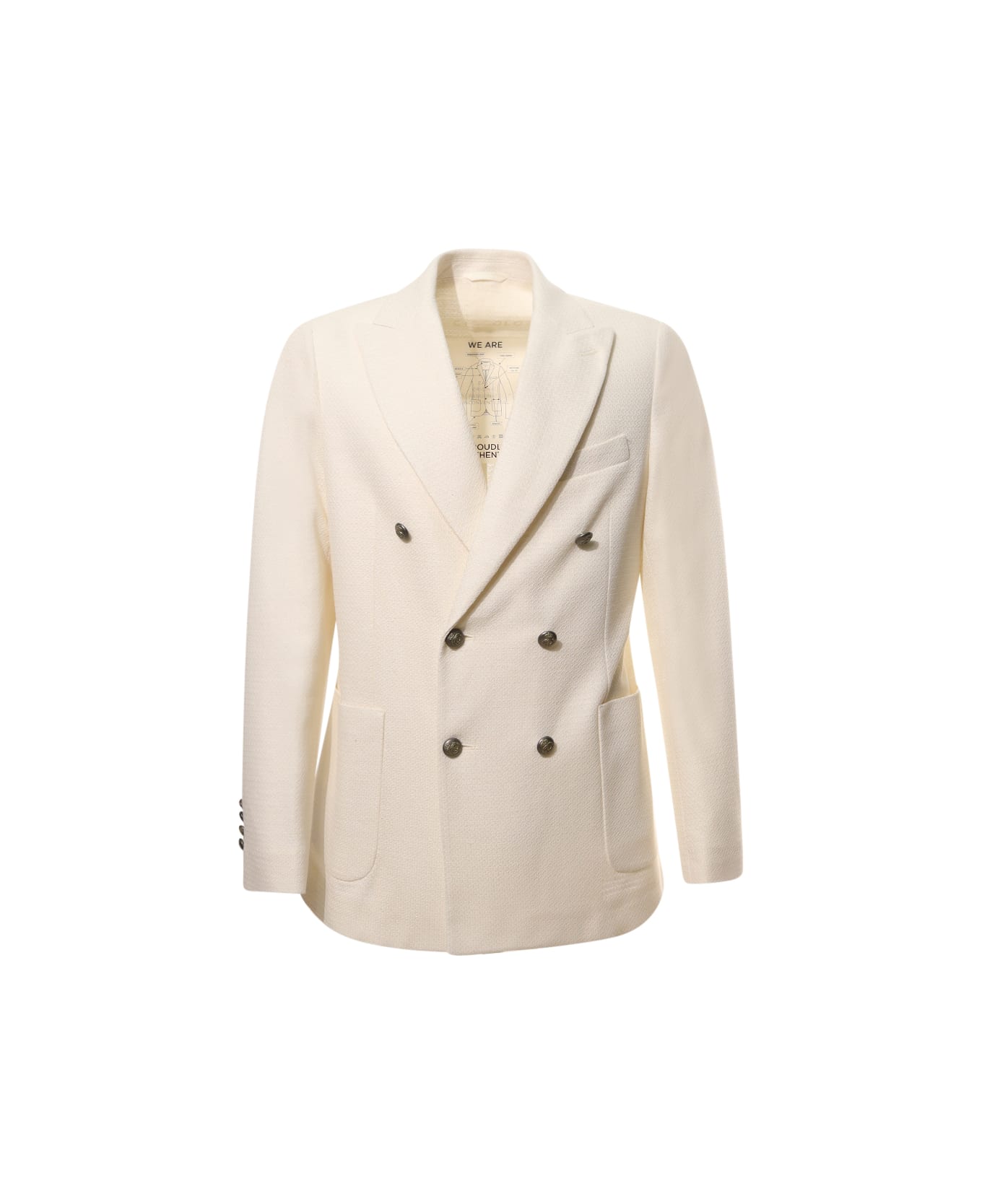Circolo 1901 Double-breasted Jacket Circolo - White