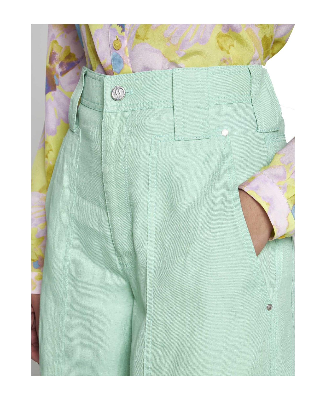 Stella McCartney Trouser - Fluo Mint