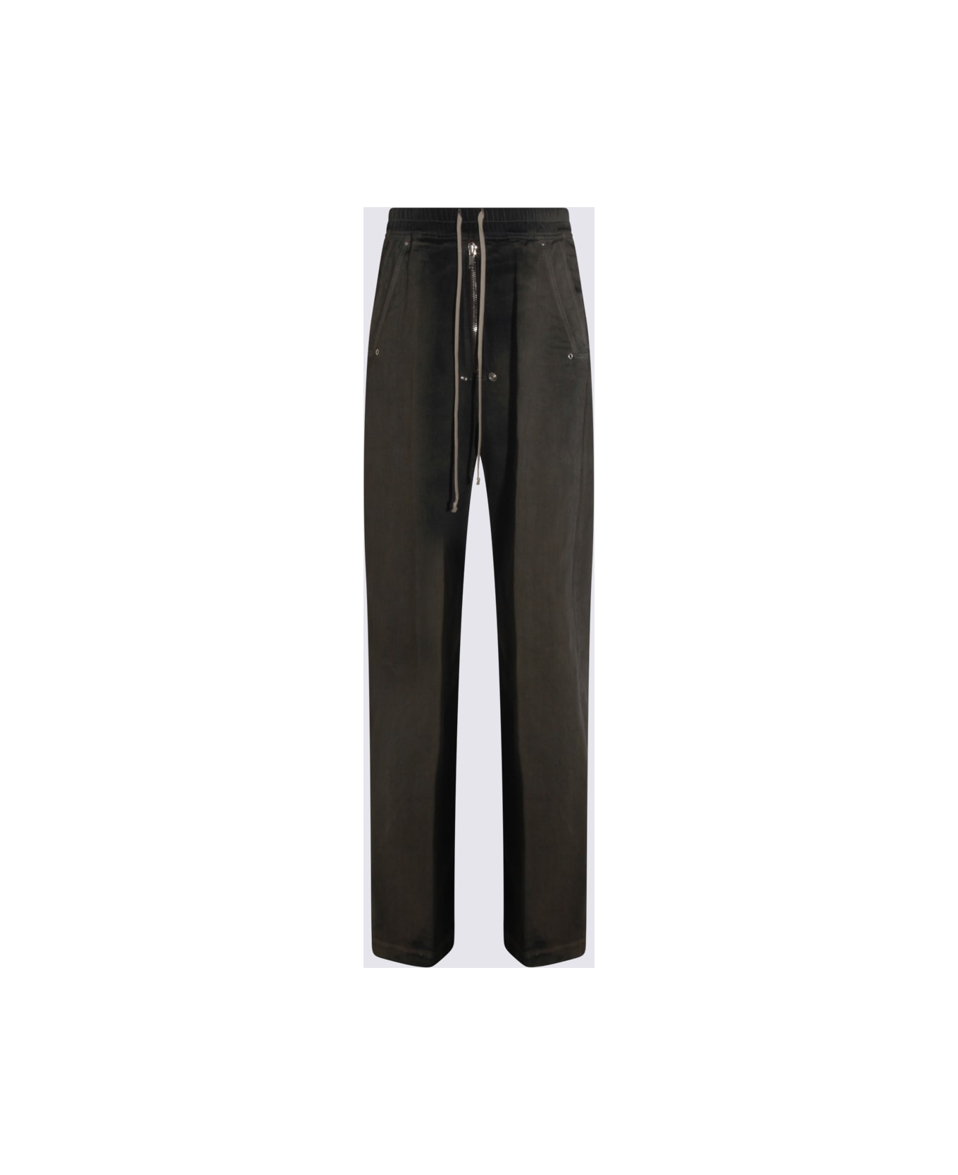 Rick Owens Black Cotton Jeans - DENIM