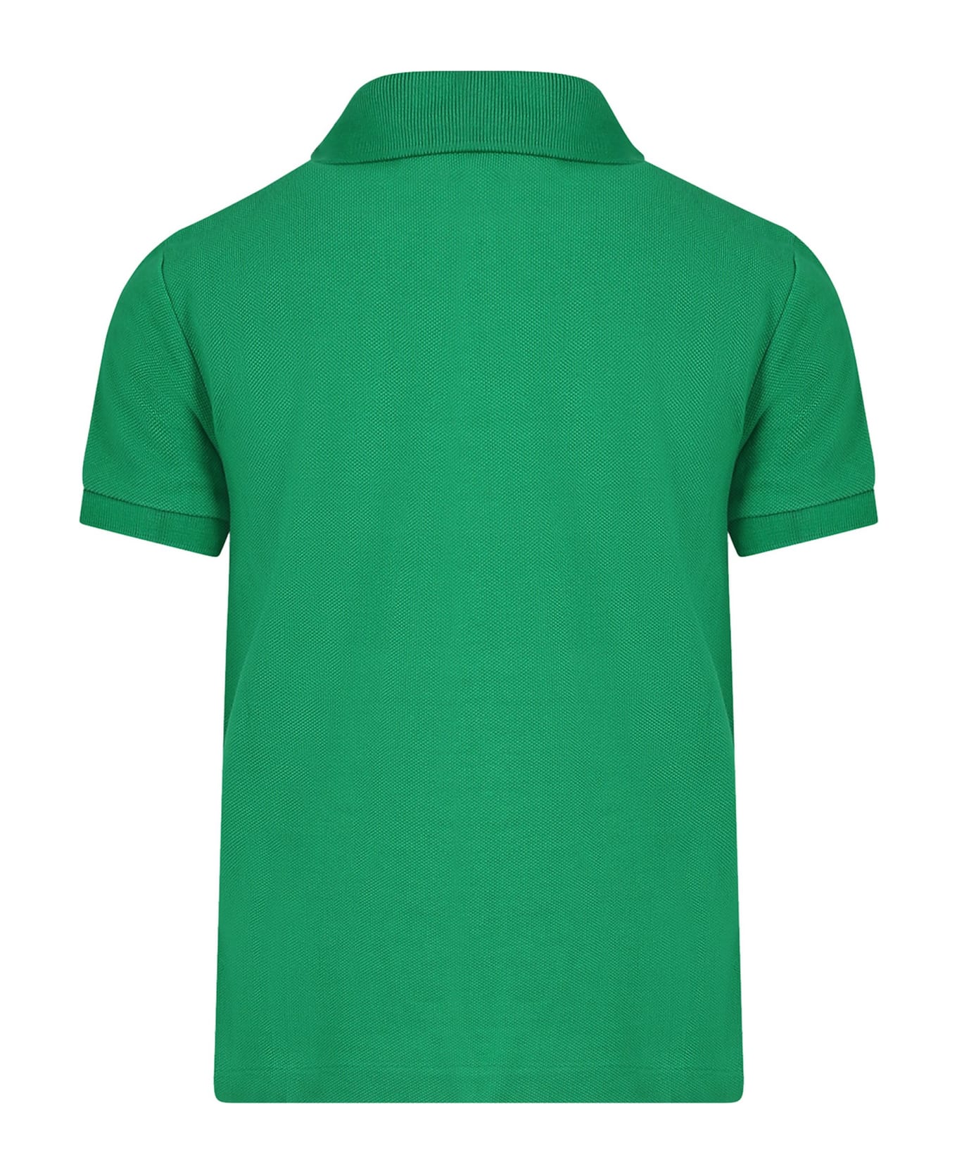 Ralph Lauren Green Polo Shirt For Boy With Iconic Poney - Green
