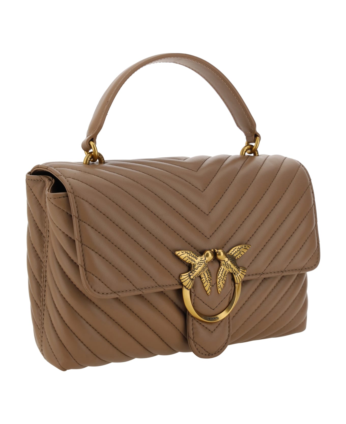 Pinko Love Lady Handbag - Beige