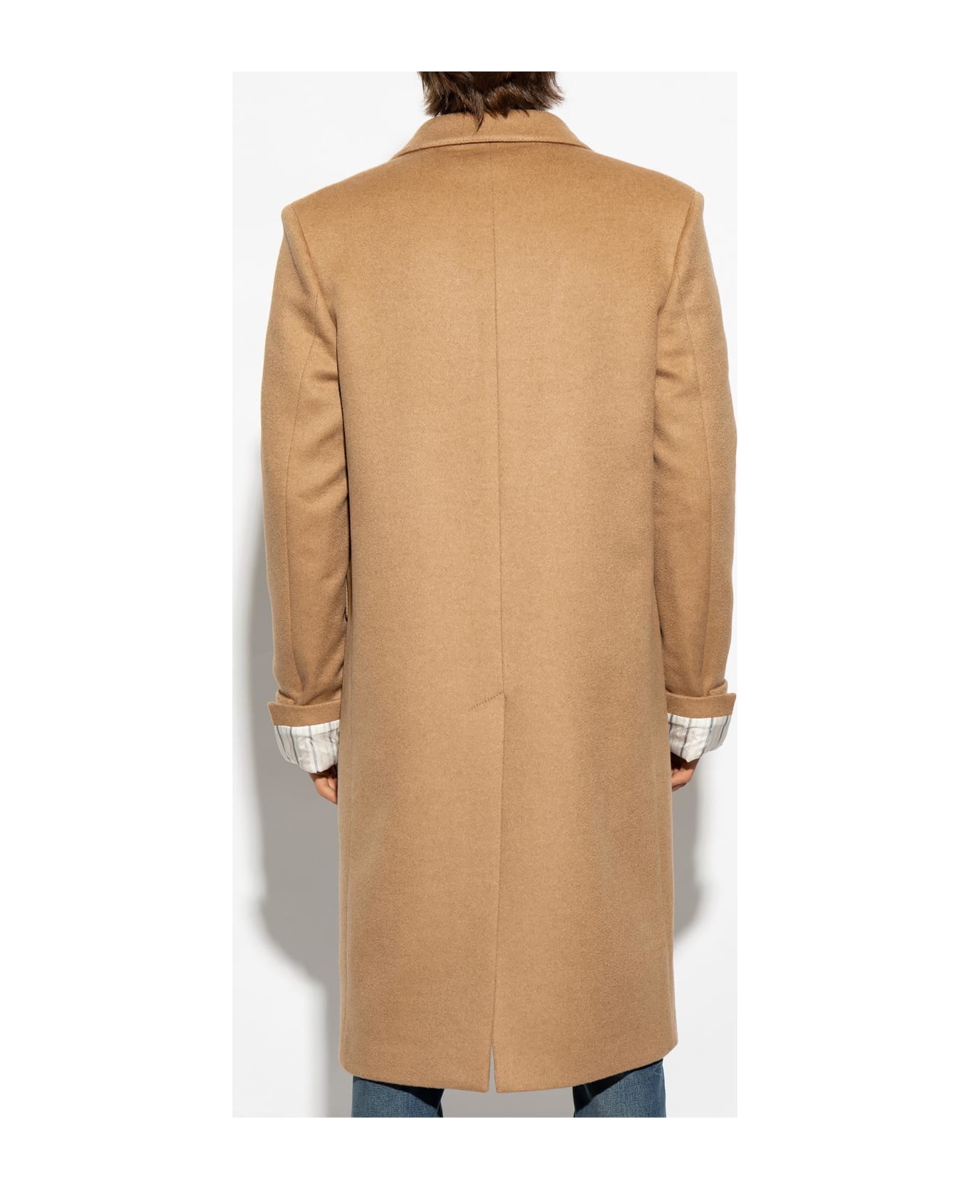 Gucci Camel Wool Coat - Brown コート