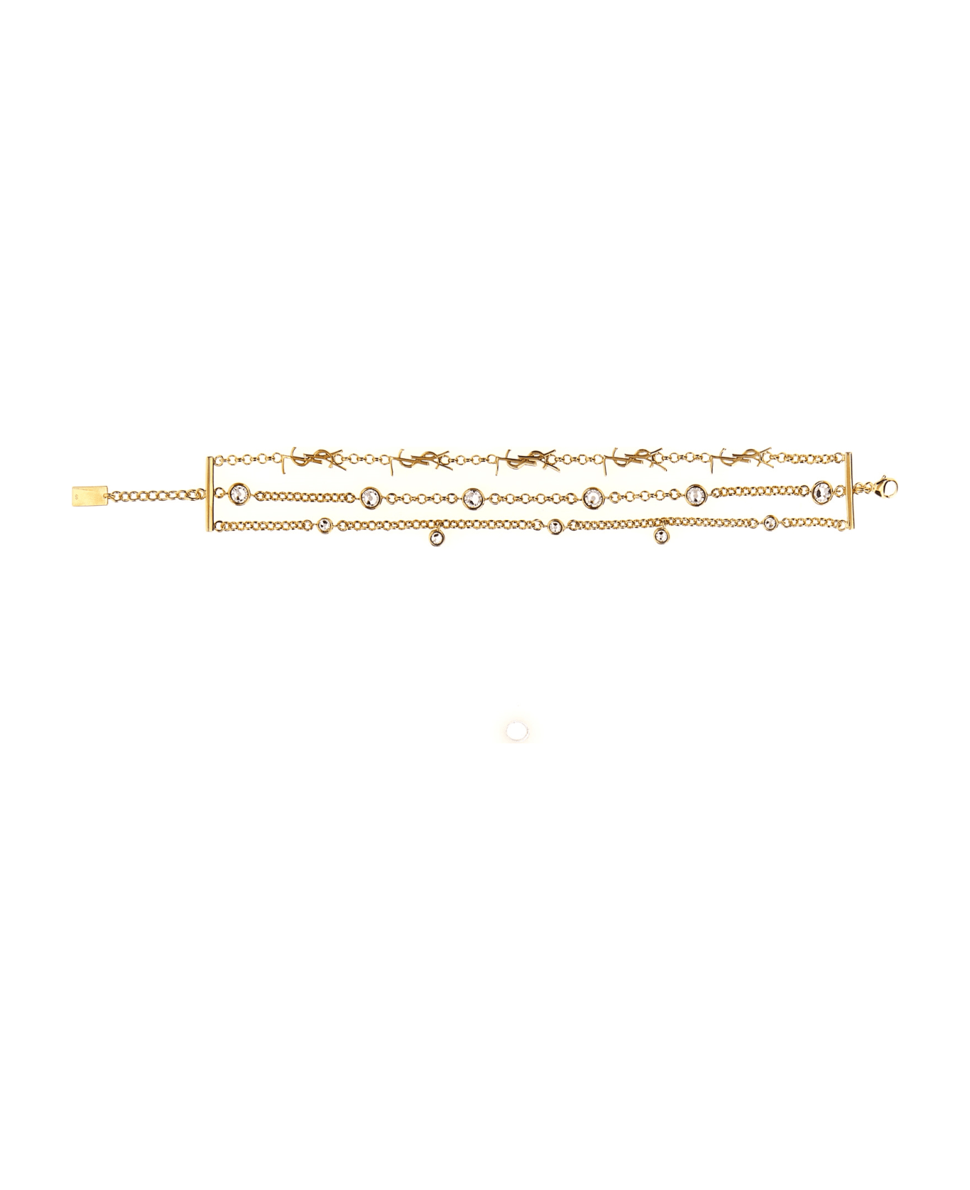 Saint Laurent 'cassandre' Multirow Bracelet - Gold ブレスレット