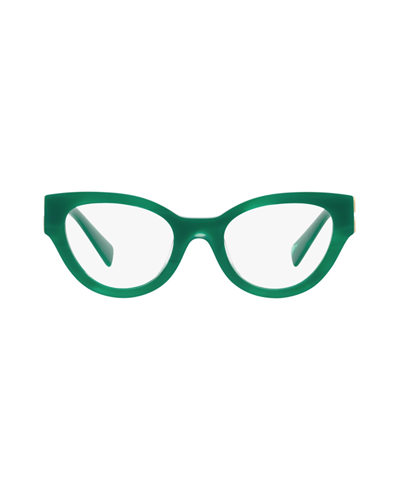 Miu Miu Eyewear Mu 01vv Green Glasses - Green