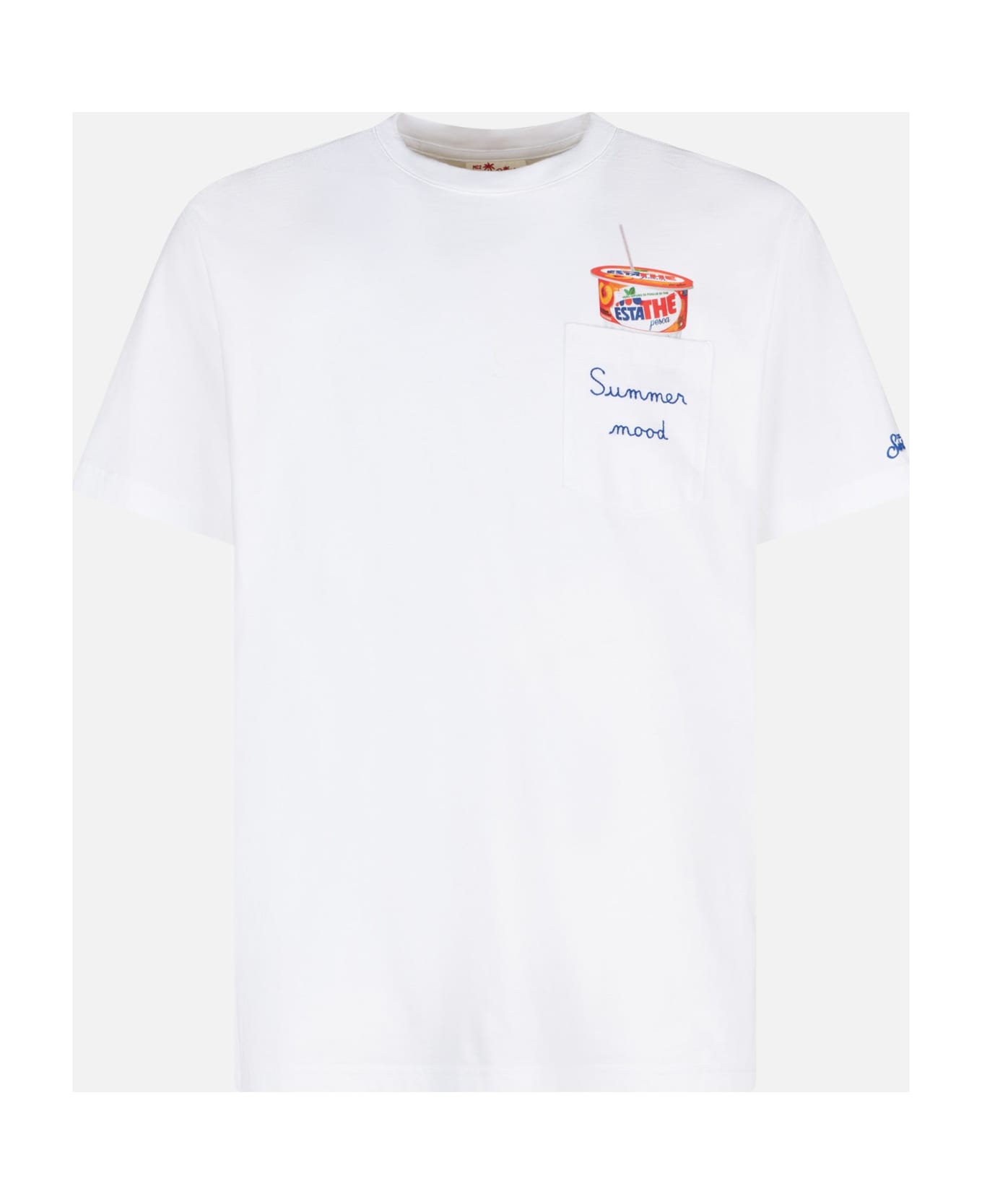 MC2 Saint Barth Man Cotton T-shirt With Estathé Print | Estathe
® Special Edition