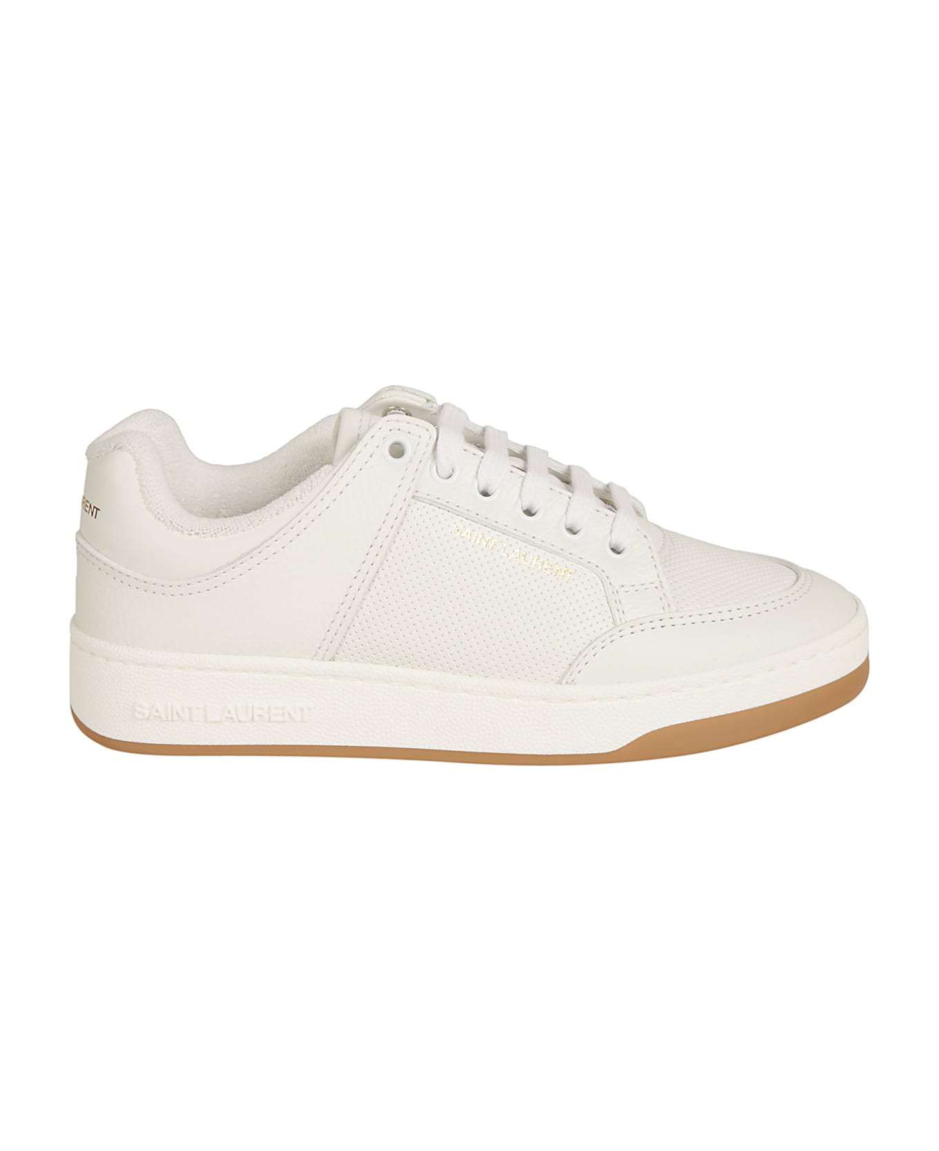Saint Laurent Sl 61 Low Top Sneakers - Optic White