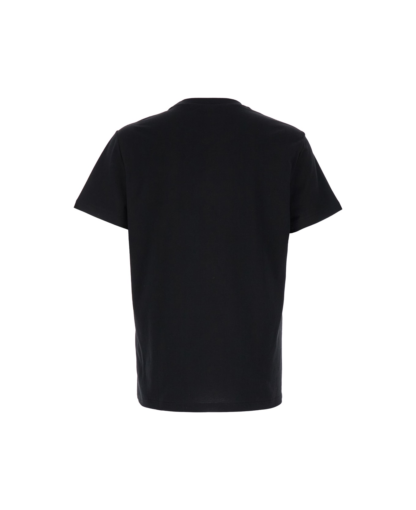 Balmain Silver Balmain Vintage T-shirt - Classic Fit - Black シャツ