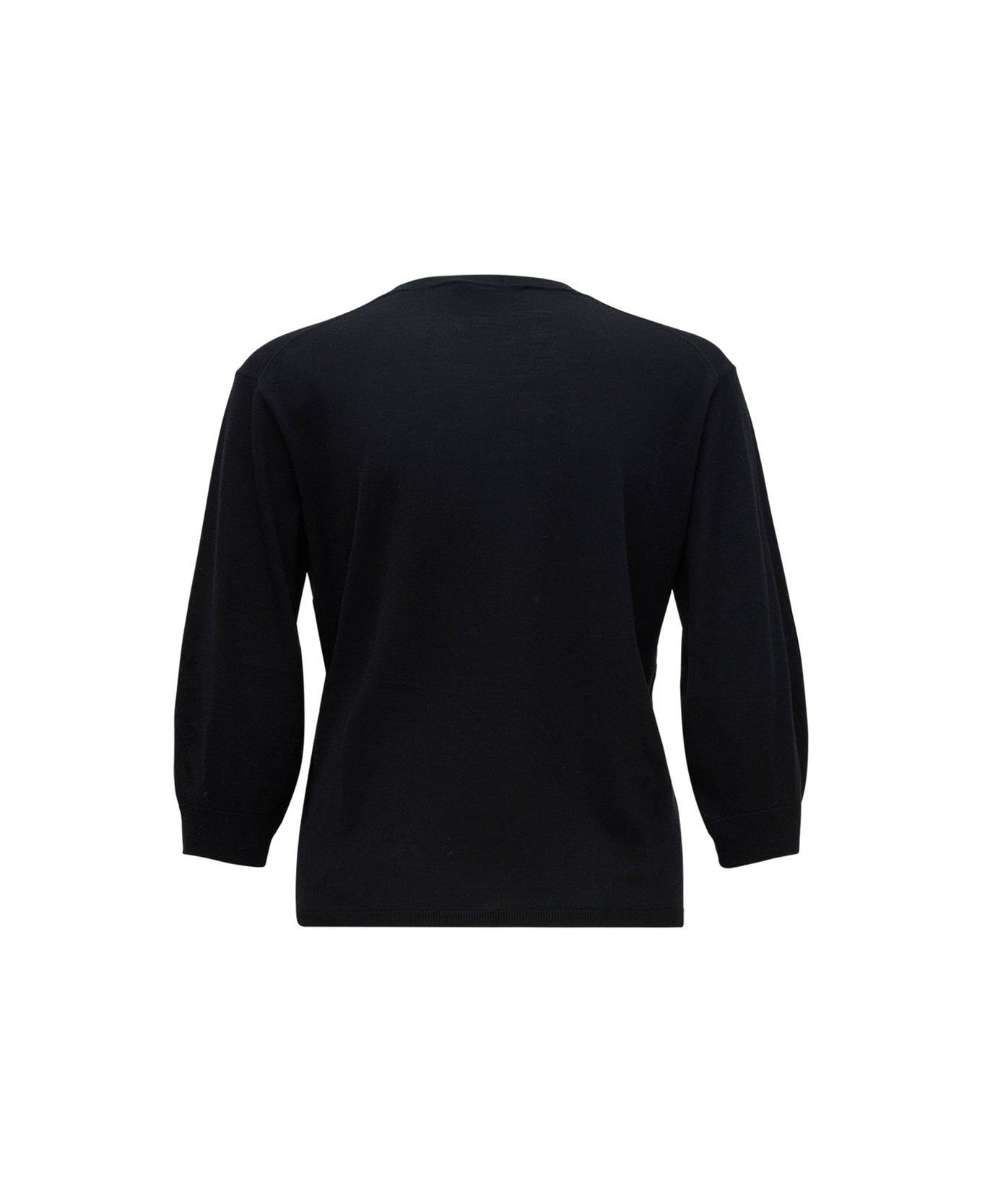
S Max Mara Amici Crewneck Jumper - Black