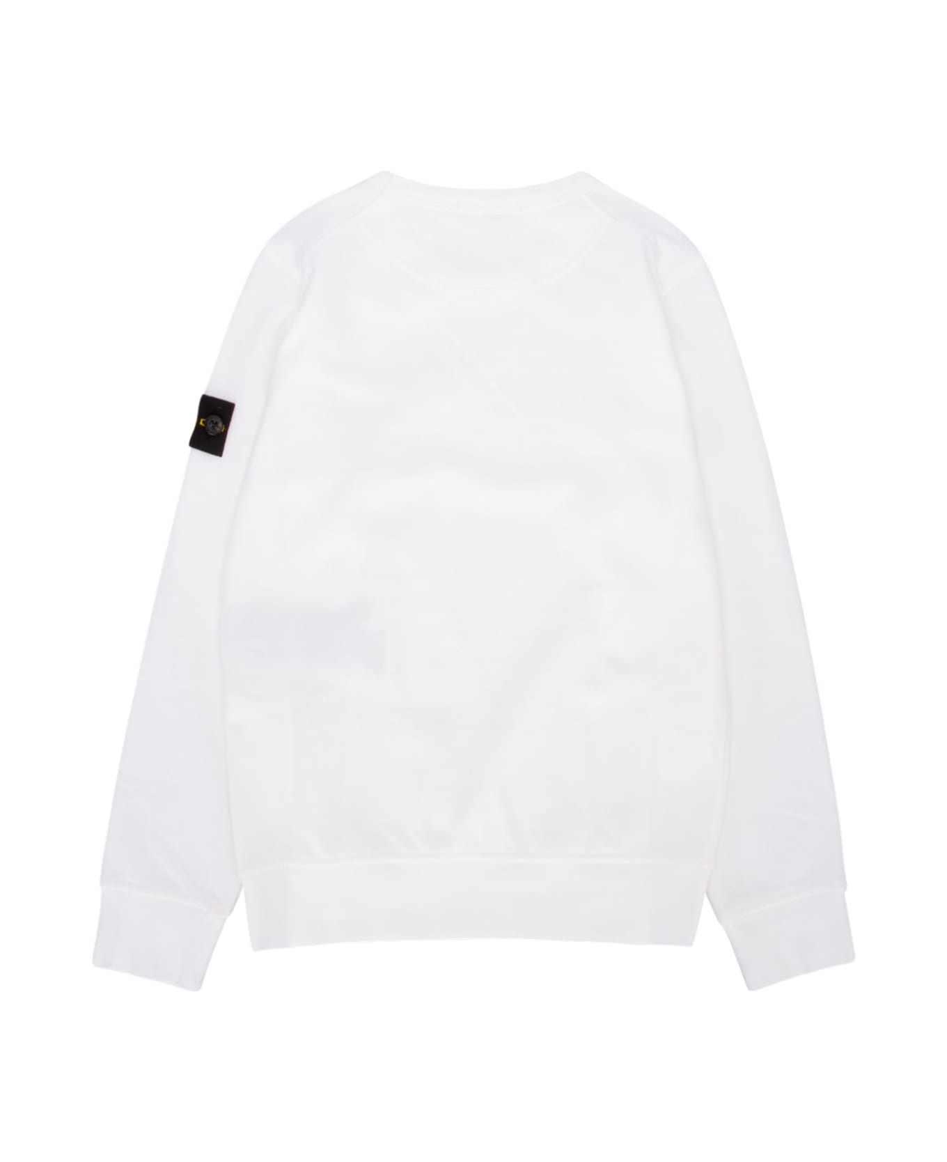 Stone Island Junior Felpa - WHITE ニットウェア＆スウェットシャツ
