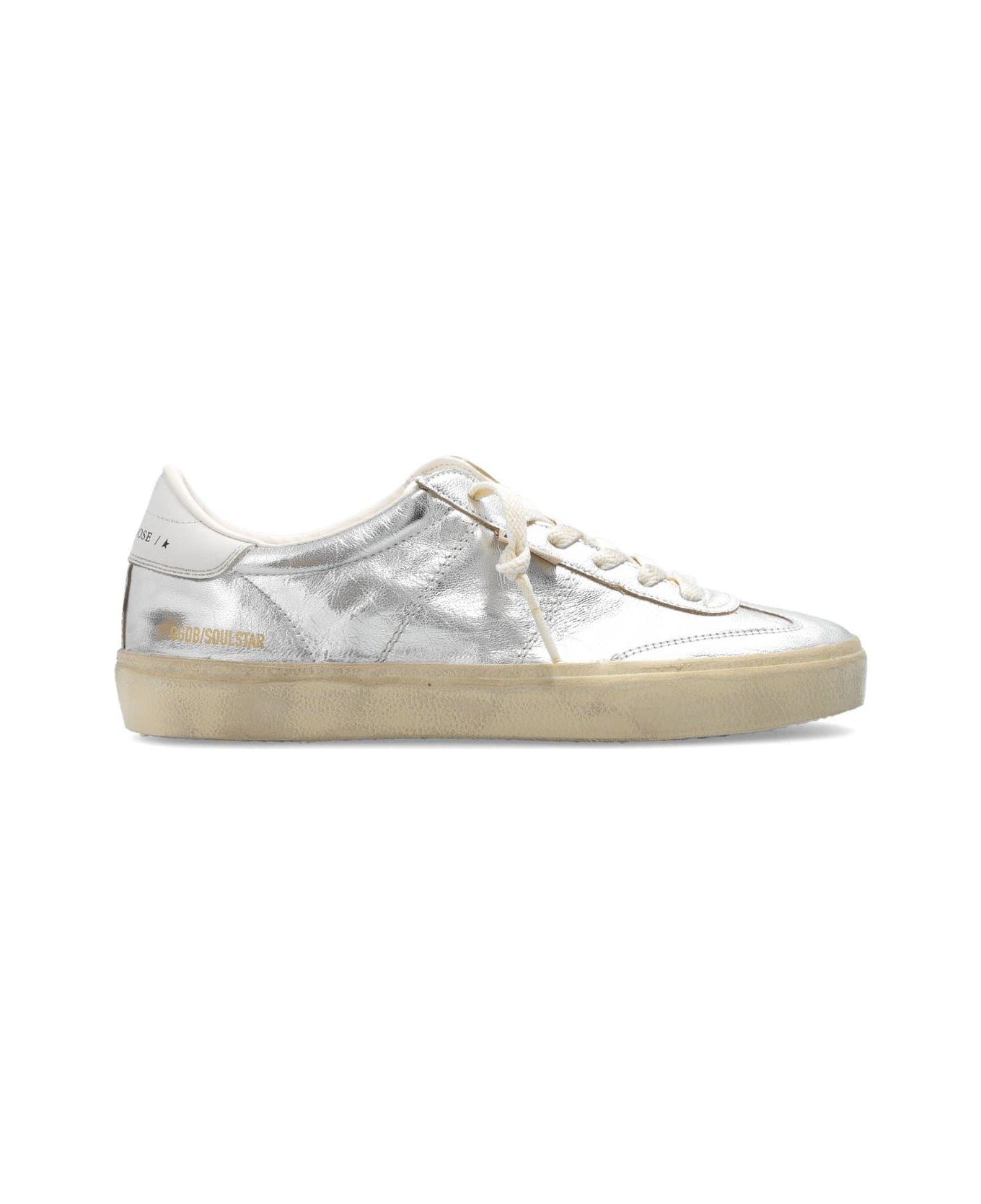 Golden Goose Soul-star Metallic Low-top Sneakers - Silver スニーカー