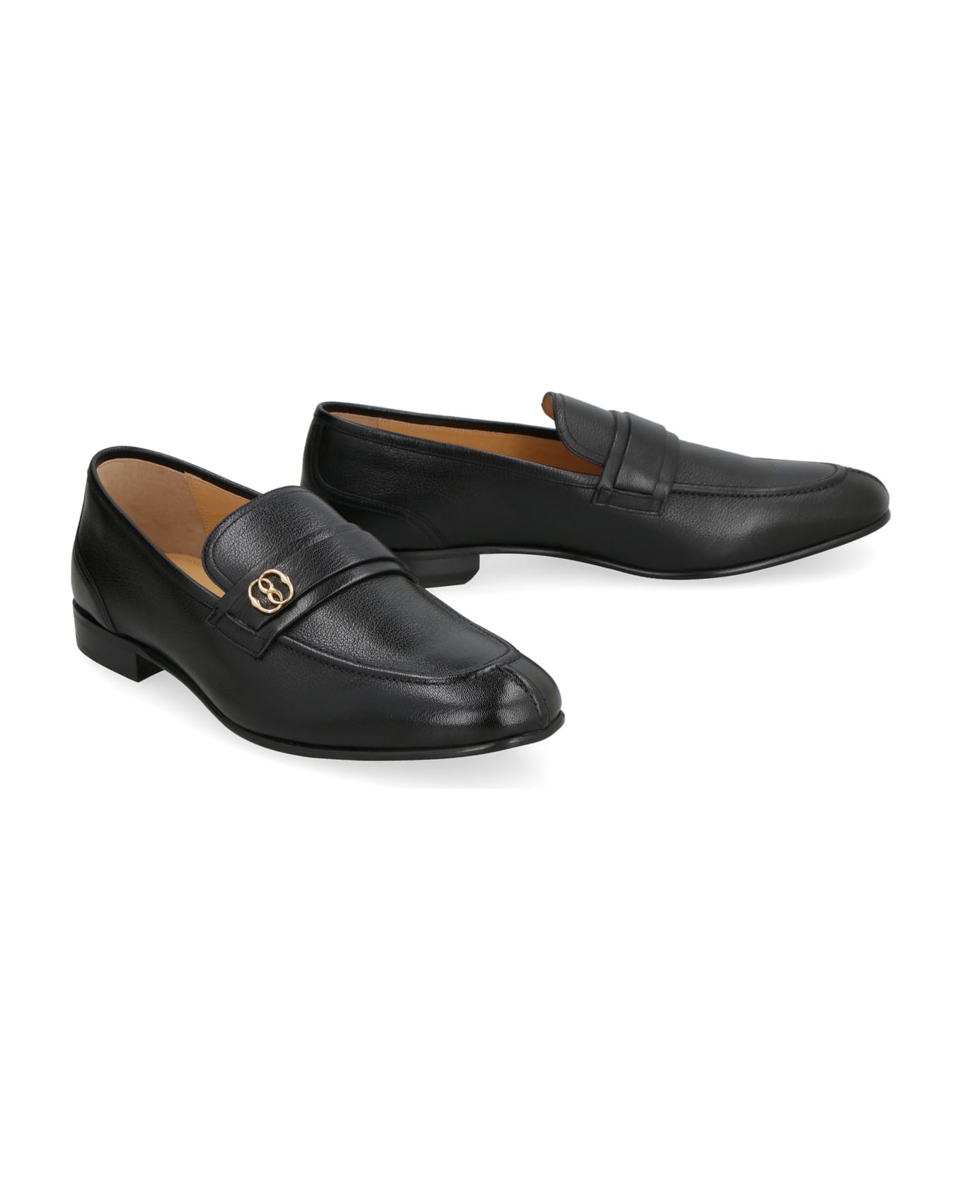 Bally Sadei Leather Loafers - black