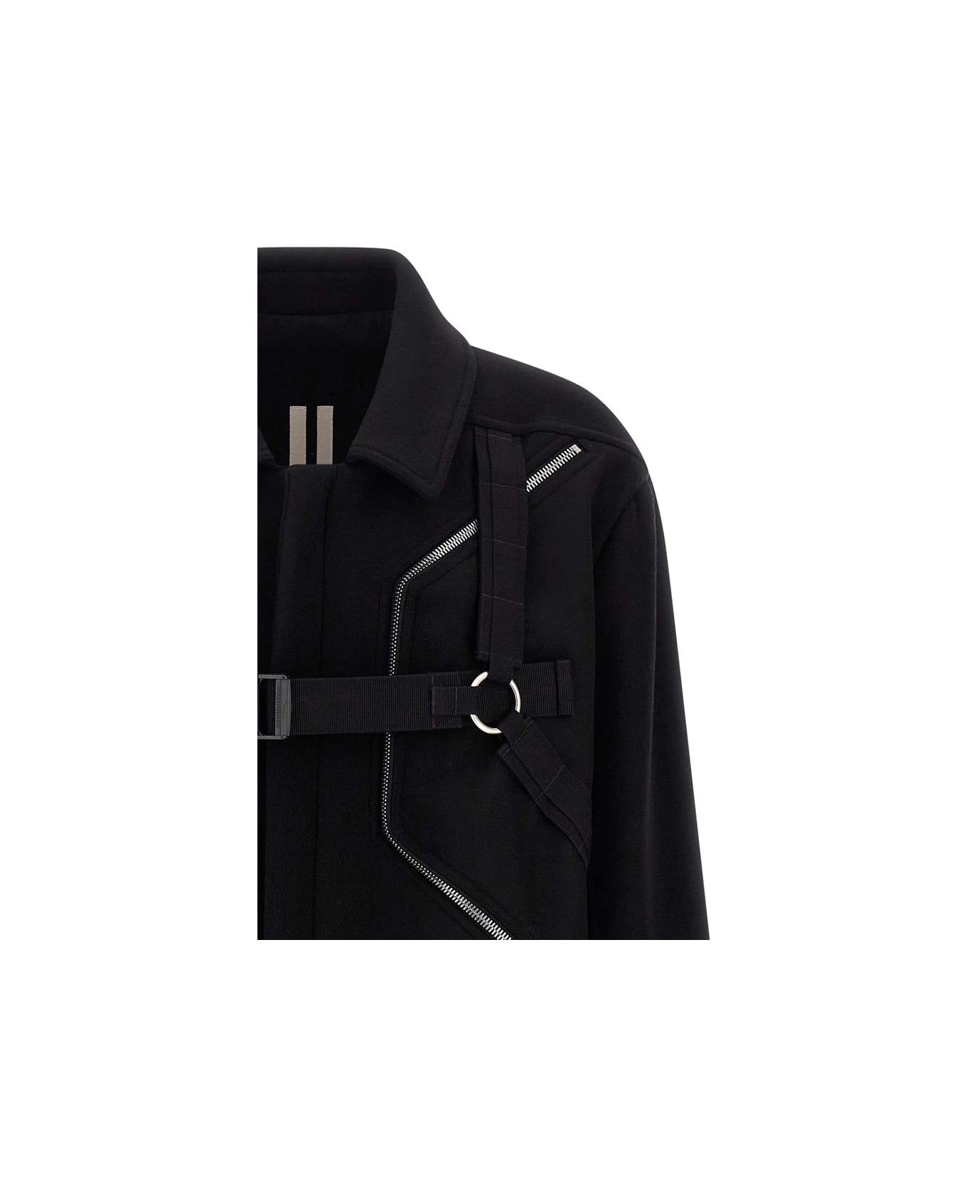 Rick Owens Coat - BLACK