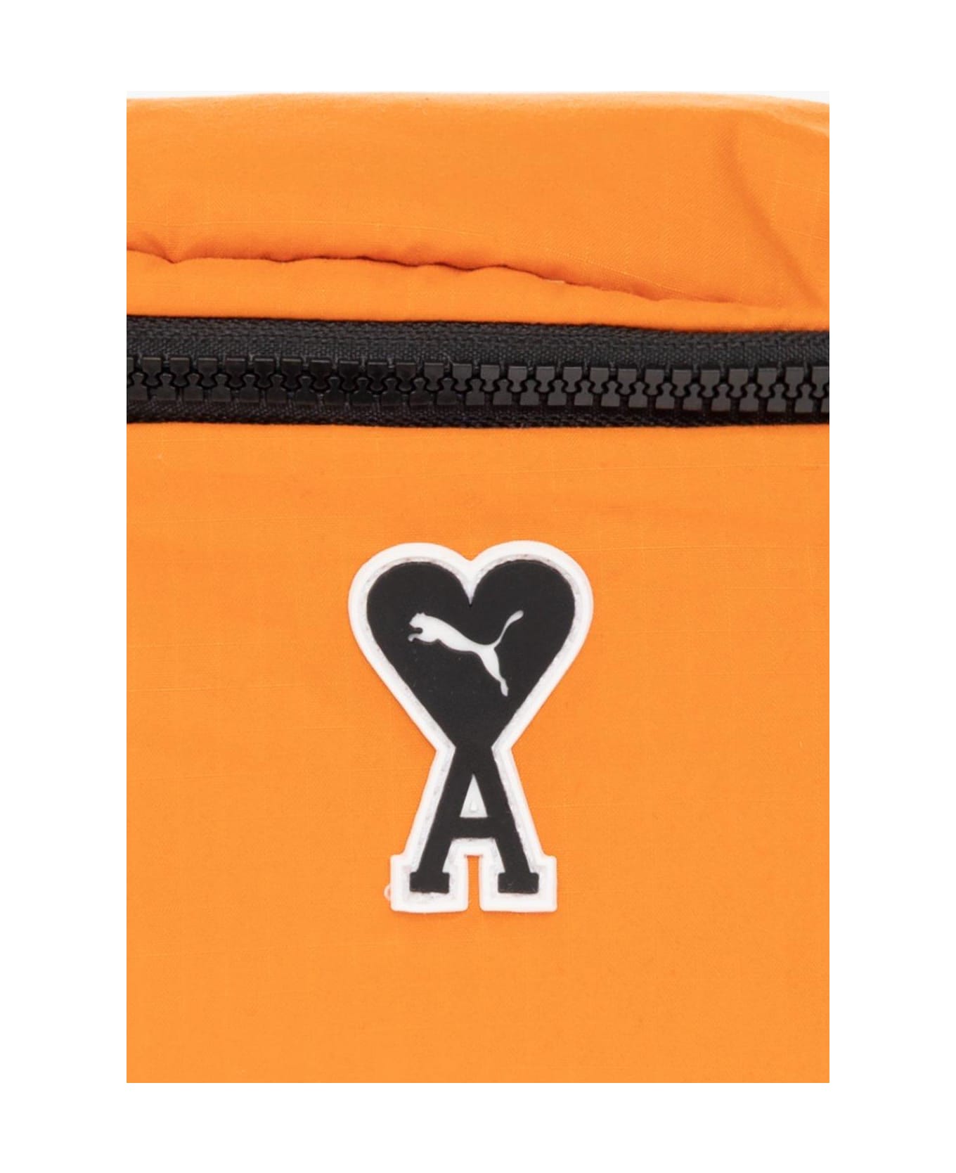 Puma X Ami Logo Patch Zipped Belt Bag - Orange ベルトバッグ