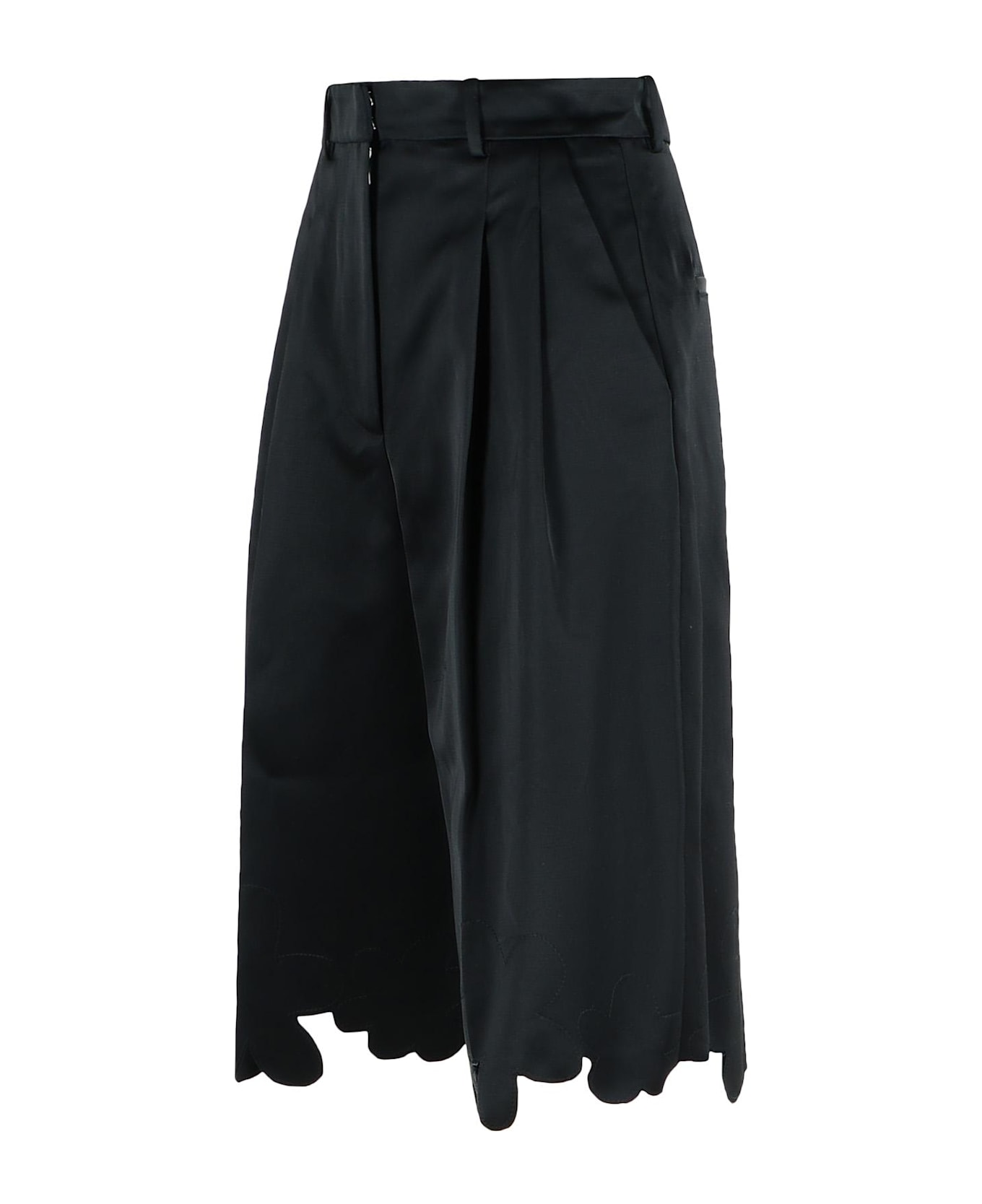 Marni Black Viscose Blend Shorts - Black