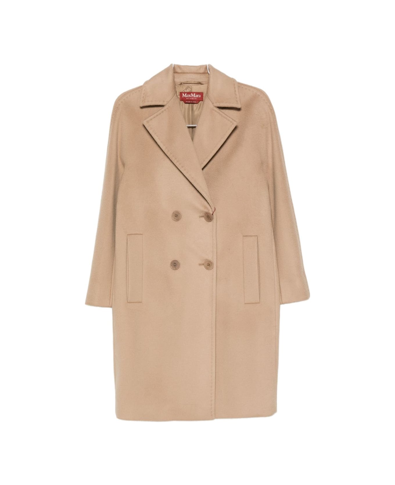 Lardini Beige Coat Double-breasted - Beige