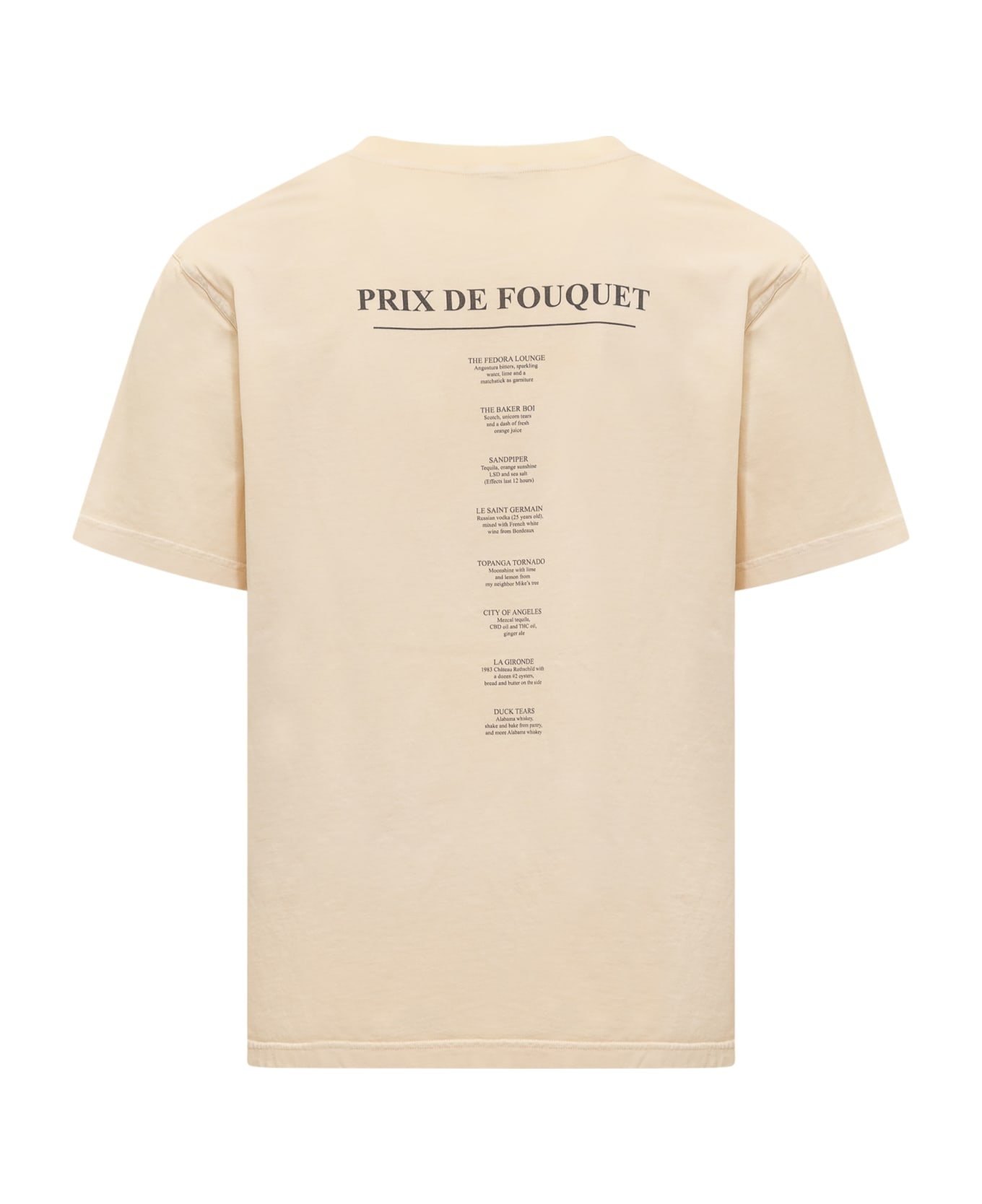 Nick Fouquet T-shirt With Print - NATURAL