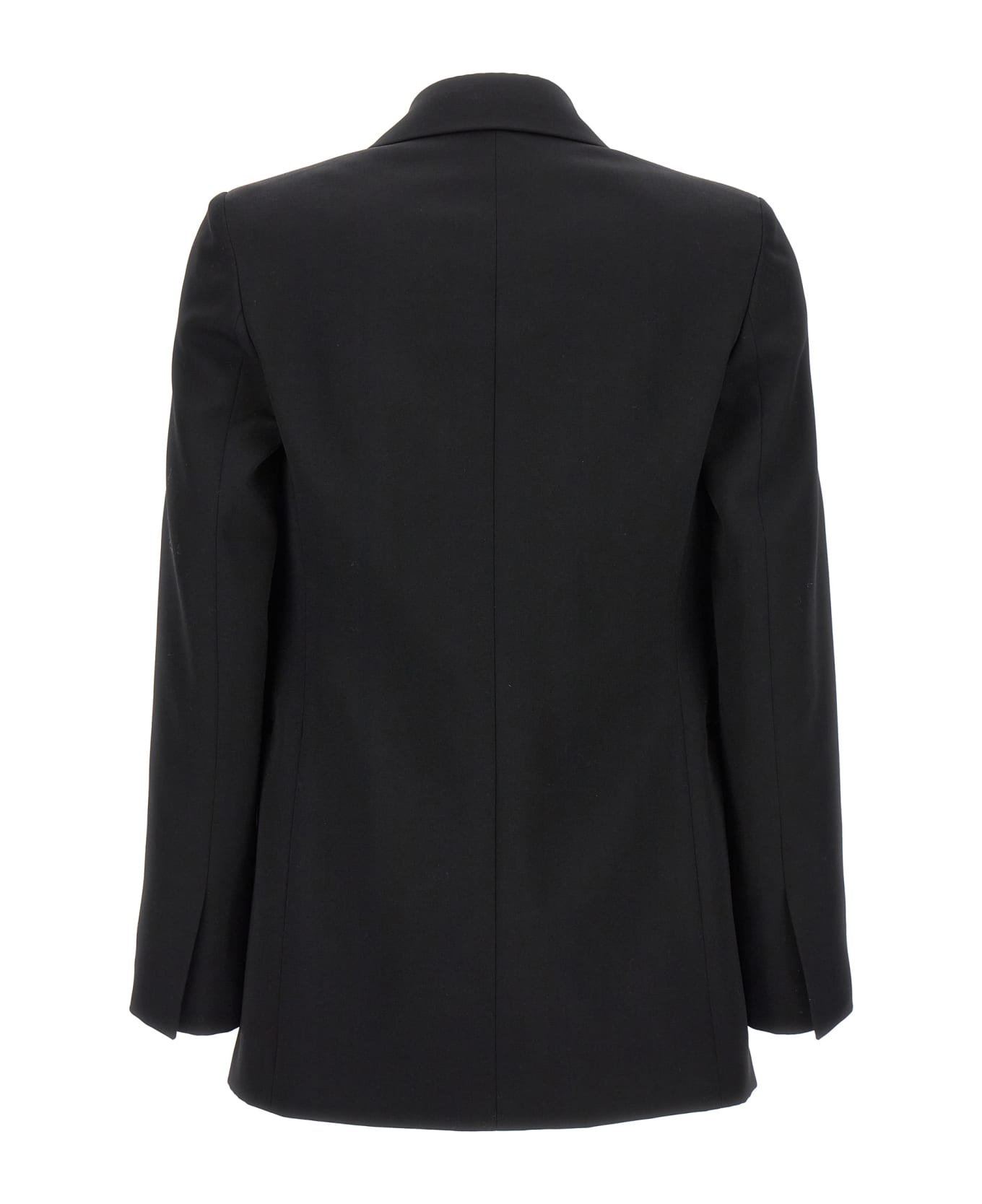 Lanvin Double Breast Jewel Buttons Blazer Jacket - Black  