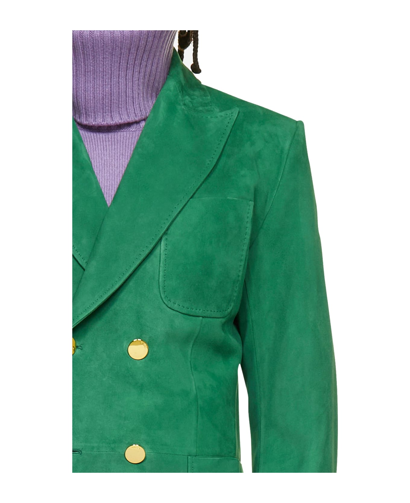 Gucci Suede Jacket - Green ブレザー