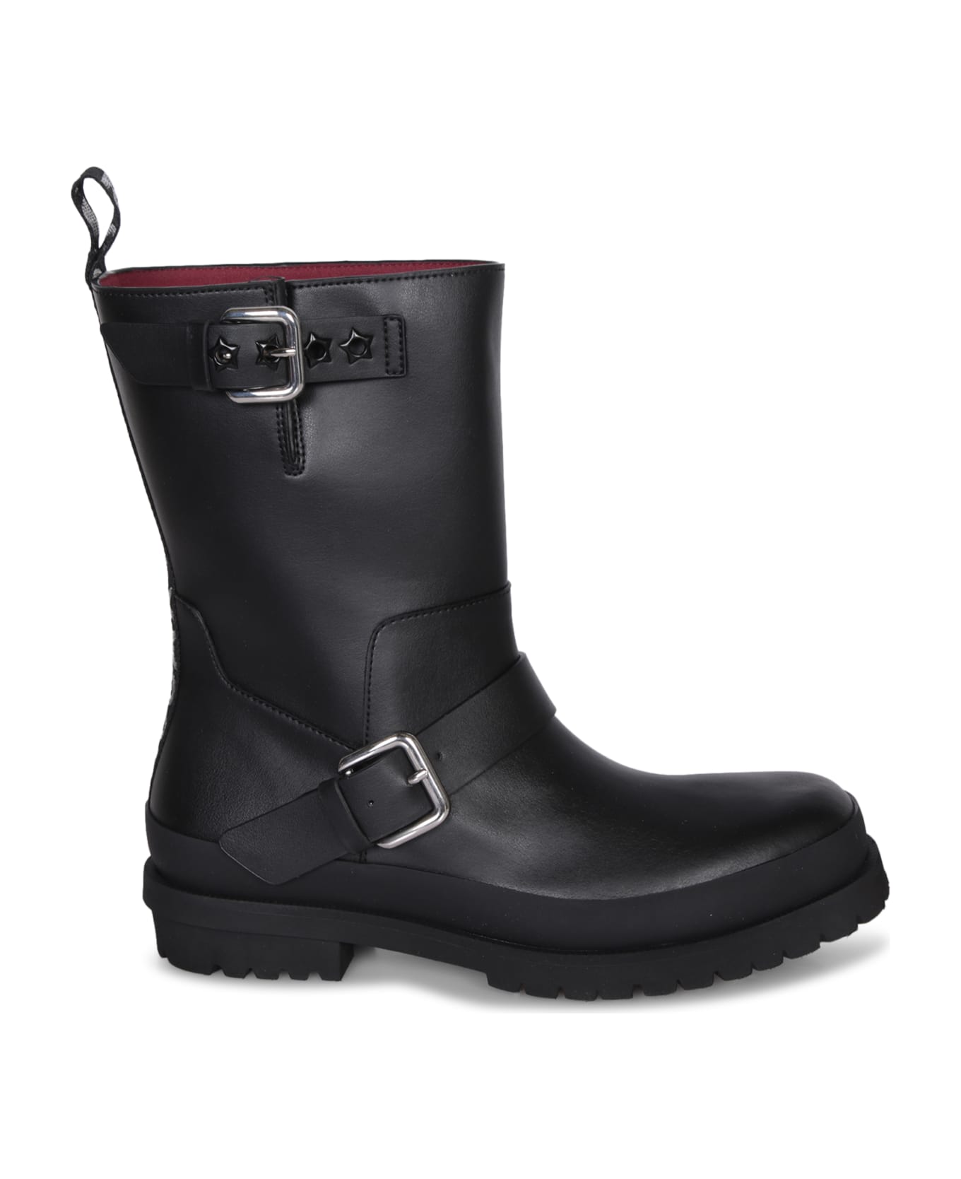 Stella McCartney Trace Buckle-strap Biker Boots - Black