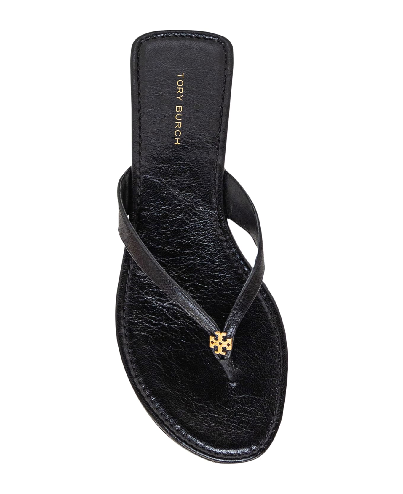 【送料&関税込】Tory Burch Logo Thong Sandal Tory Burch Gold T Logo Flat White Thong Sandals Size 6 | eBay