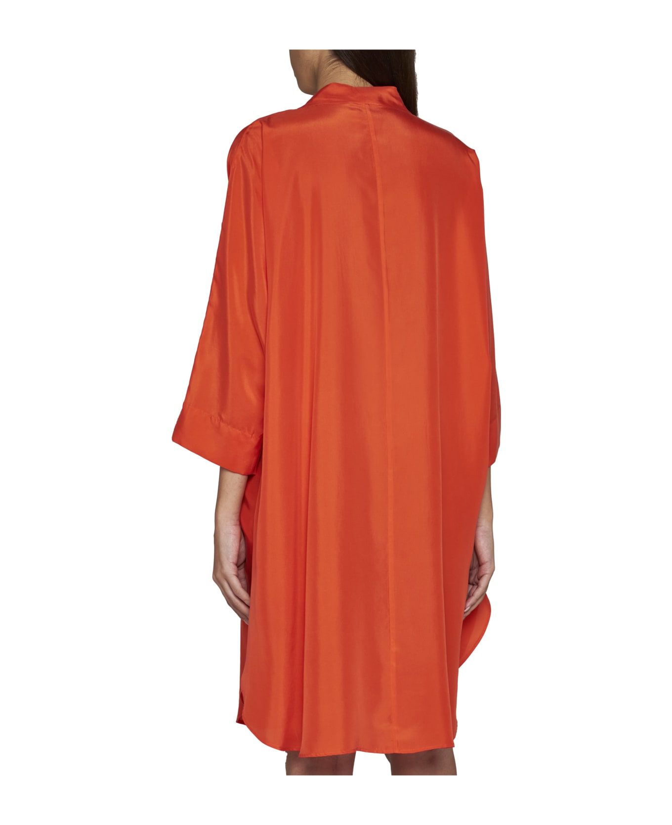 Parosh Dress - Orange ワンピース＆ドレス