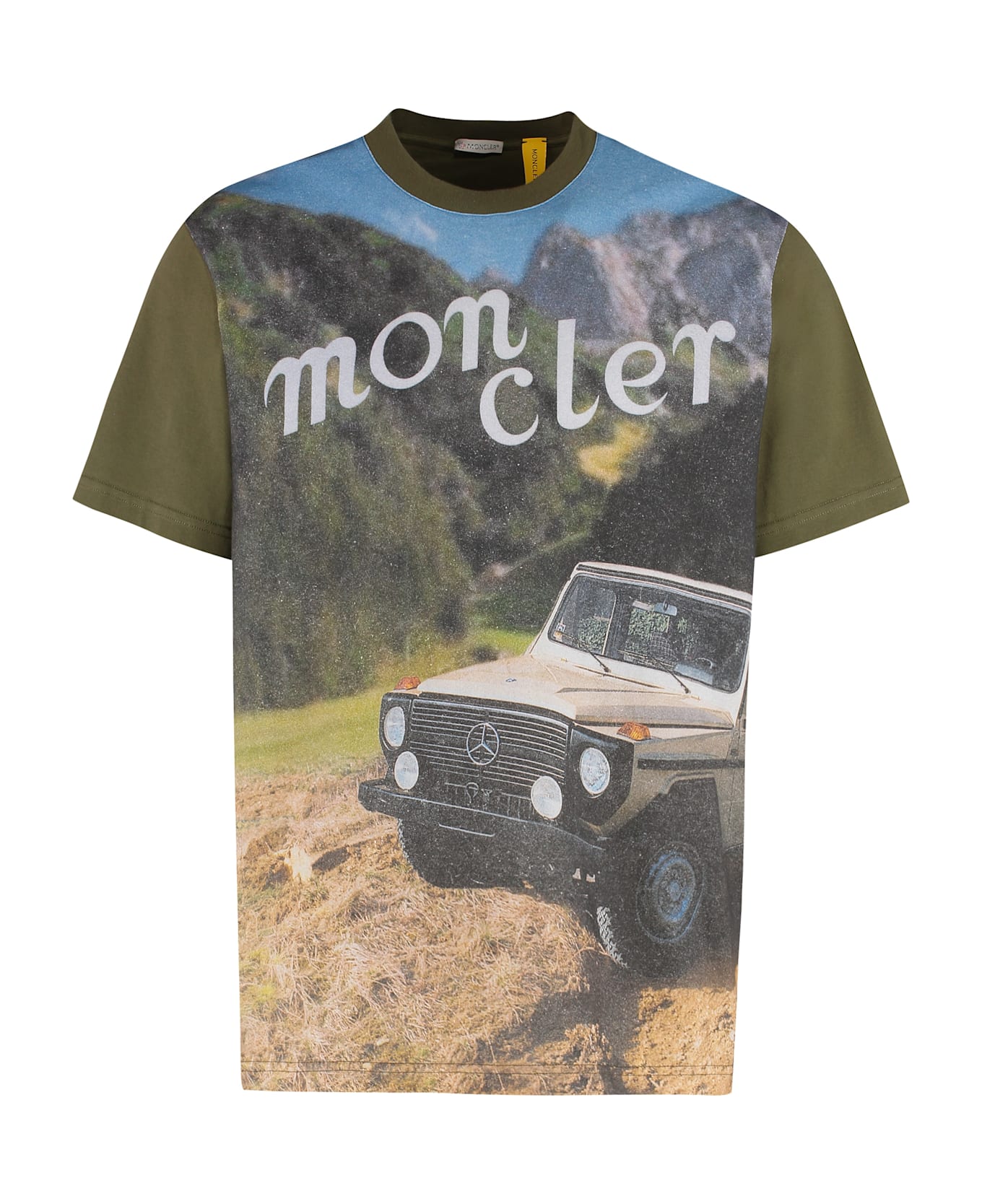 Moncler Genius 3 Moncler X Mercedes-benz By Nigo - Cotton Crew-neck T-shirt