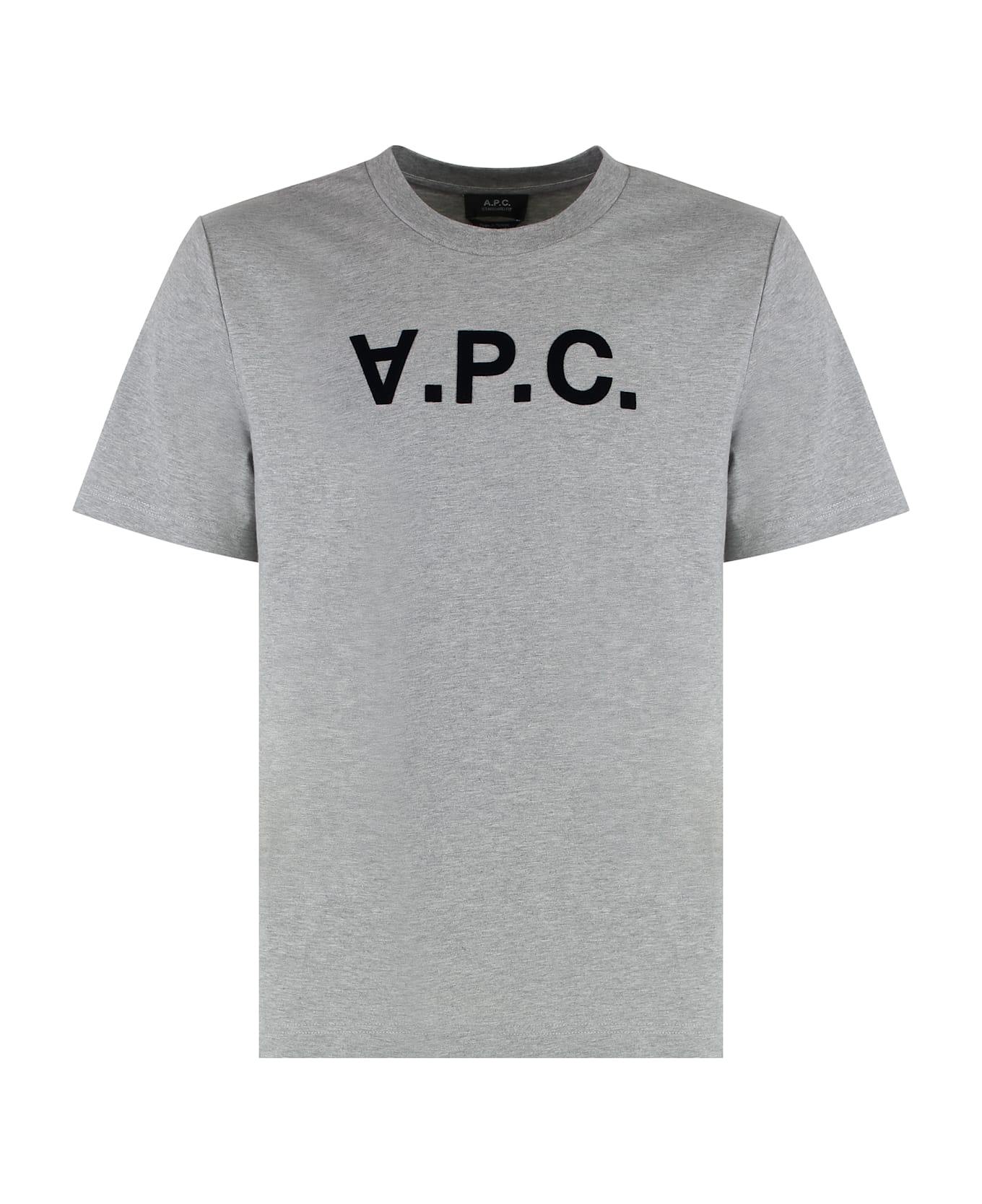 A.P.C. Cotton Crew-neck T-shirt - grey