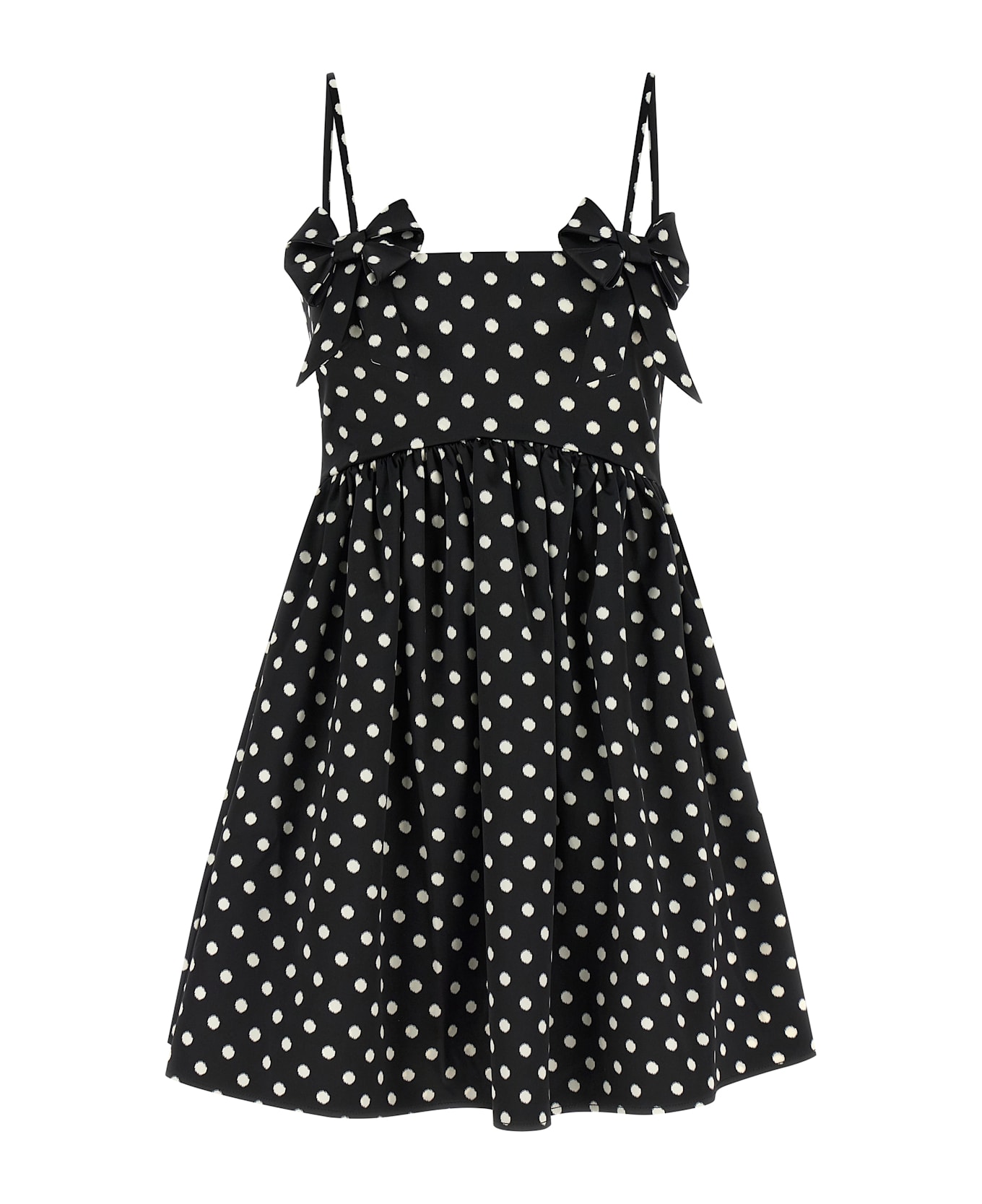 Ganni 'polka Dot' Dress - Black   スカート