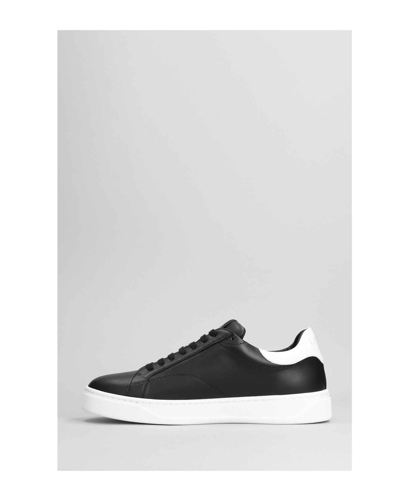 Lanvin Black Ddb0 Sneakers - Nero