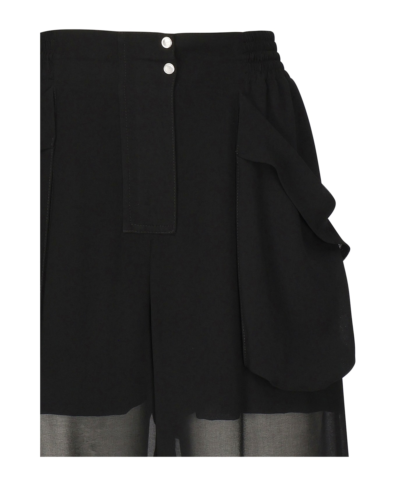 Pinko Cargo Trousers - Black