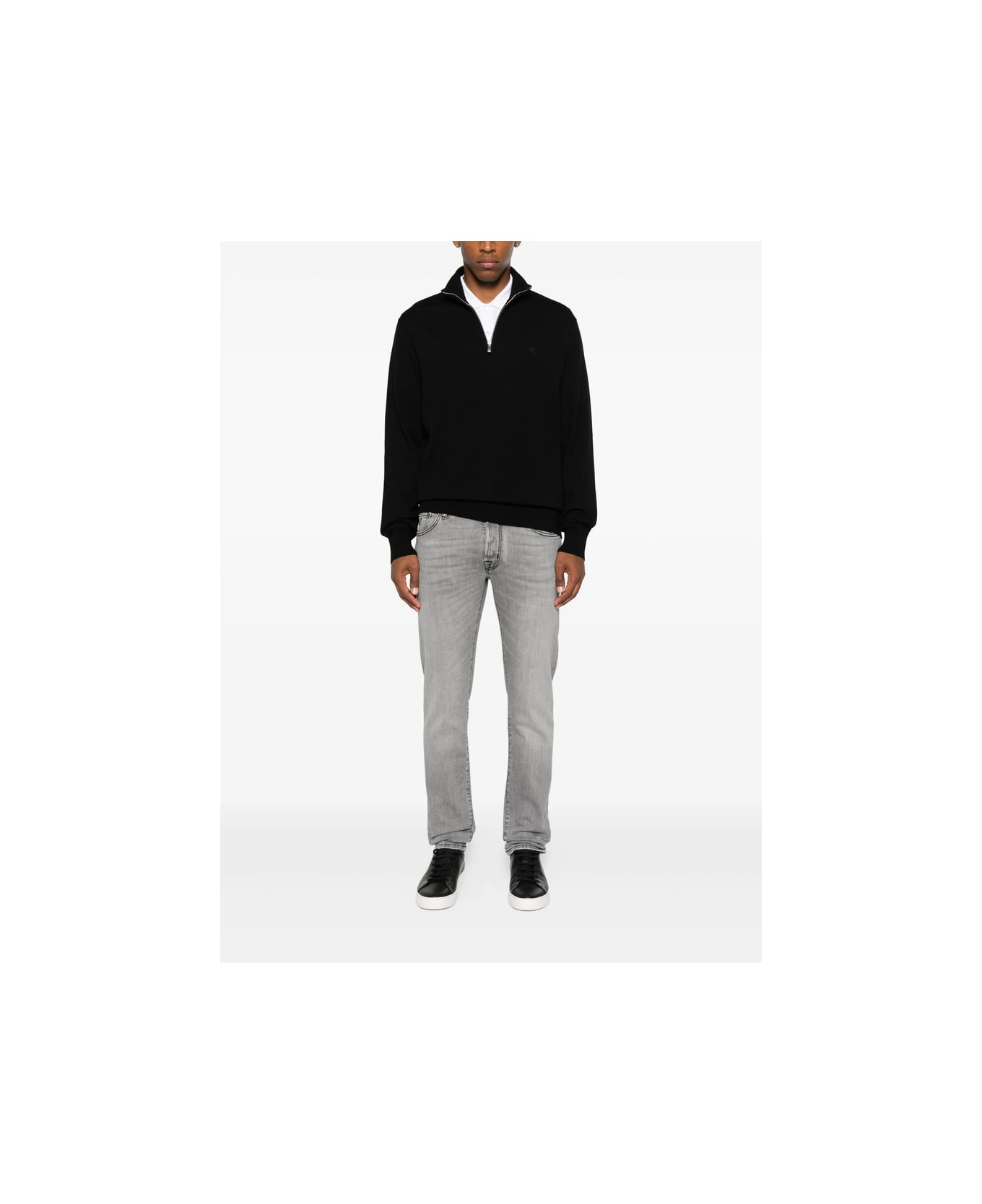 Calvin Klein Sweater - BLACK ニットウェア