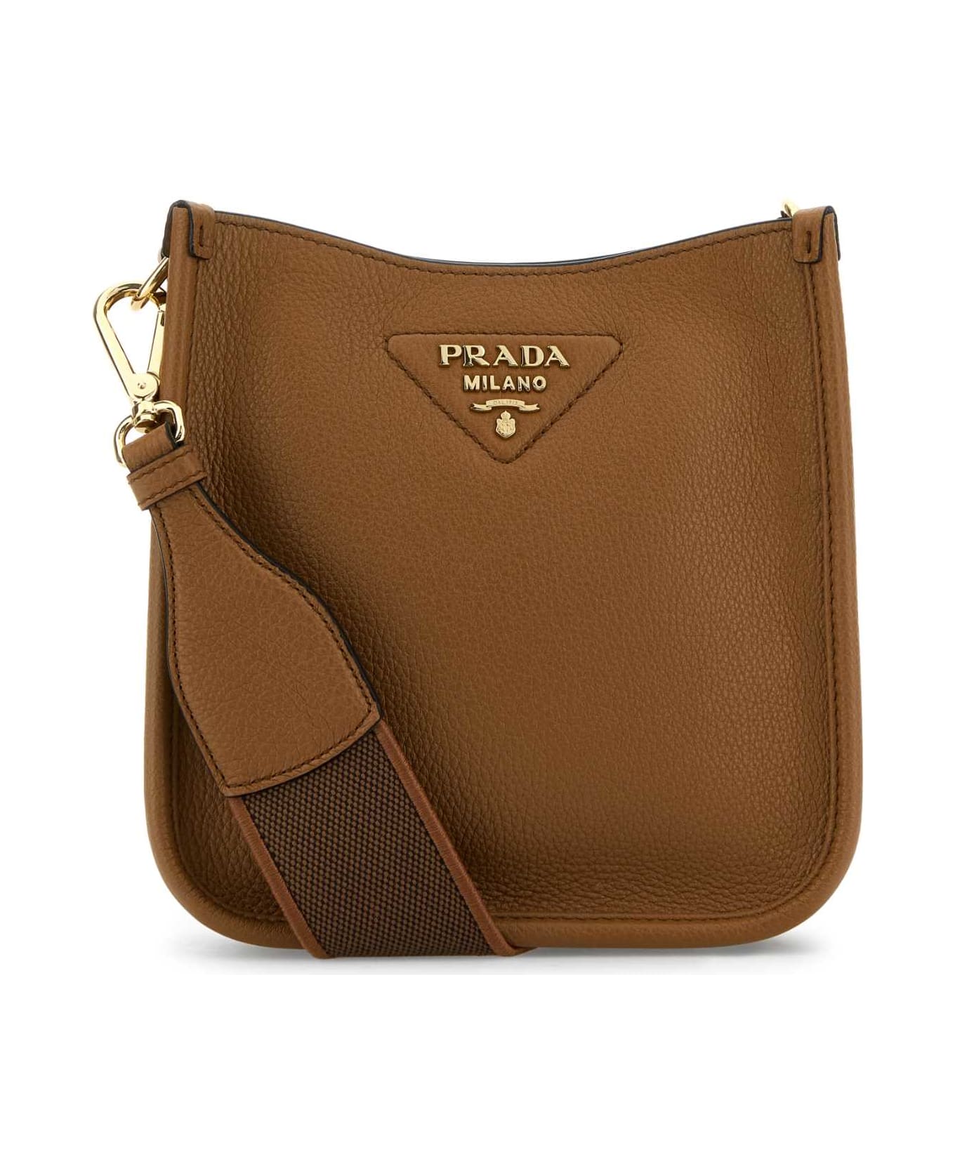 Prada Caramel Leather Crossbody Bag - CARAMEL01N