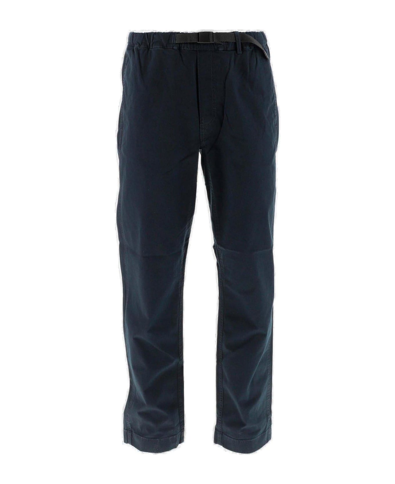Woolrich Straight-leg Belted-waist Trousers - Melton Blue ボトムス