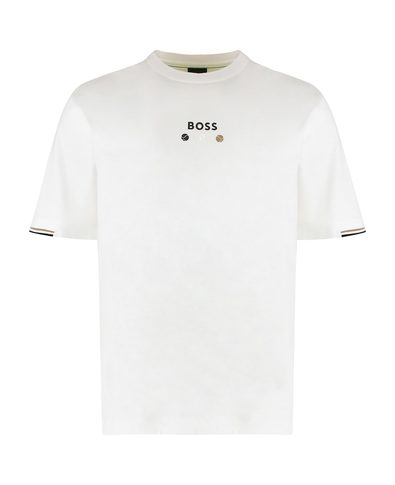 Hugo Boss Cotton Crew-neck T-shirt - White