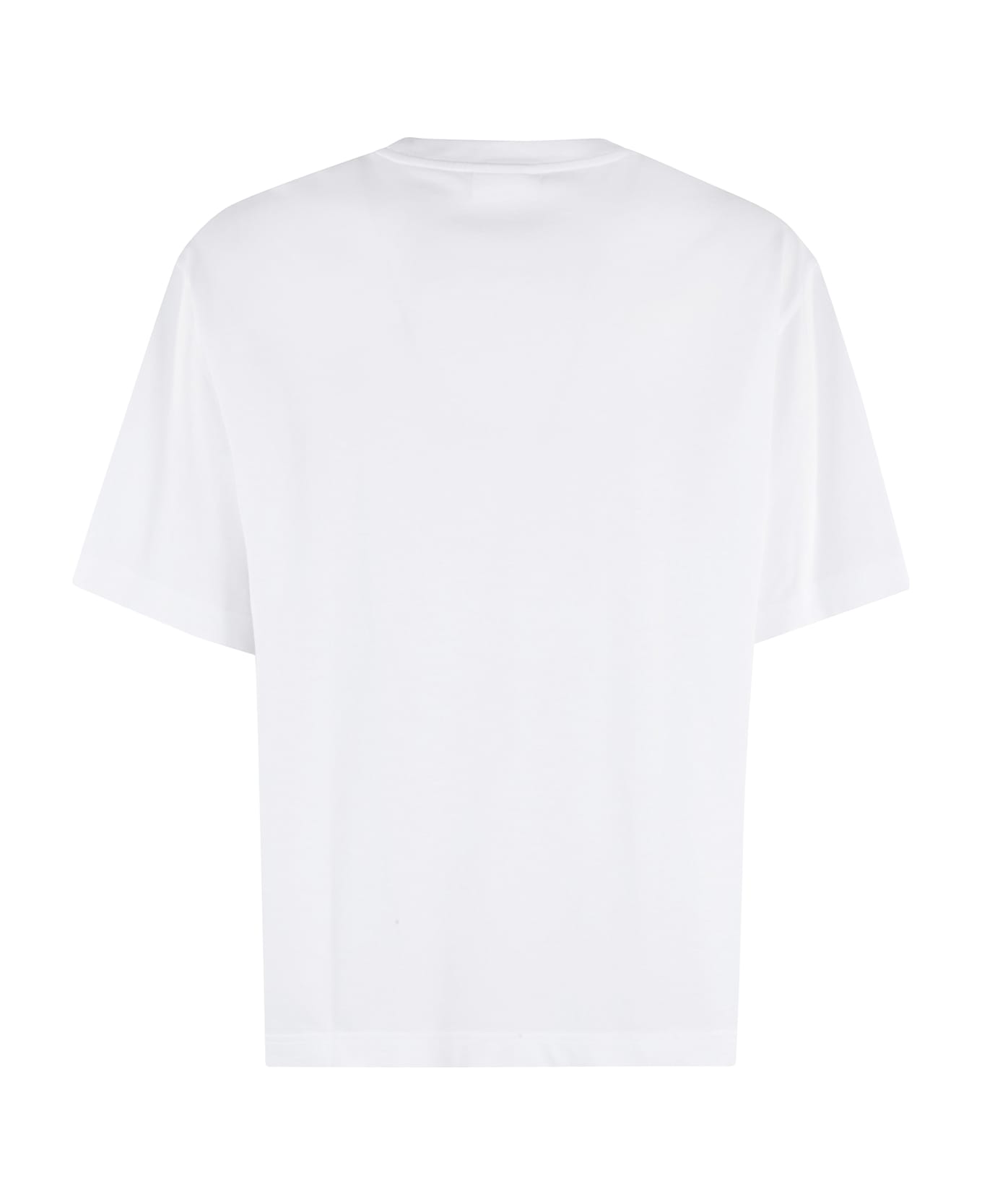 Maison Kitsuné Line Handwriting Oversized Tee - White