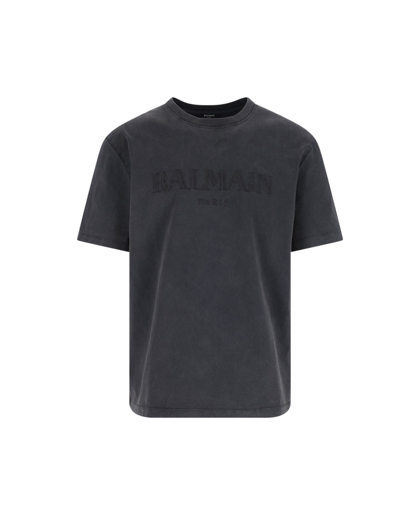 Balmain Logo T-shirt - Gray