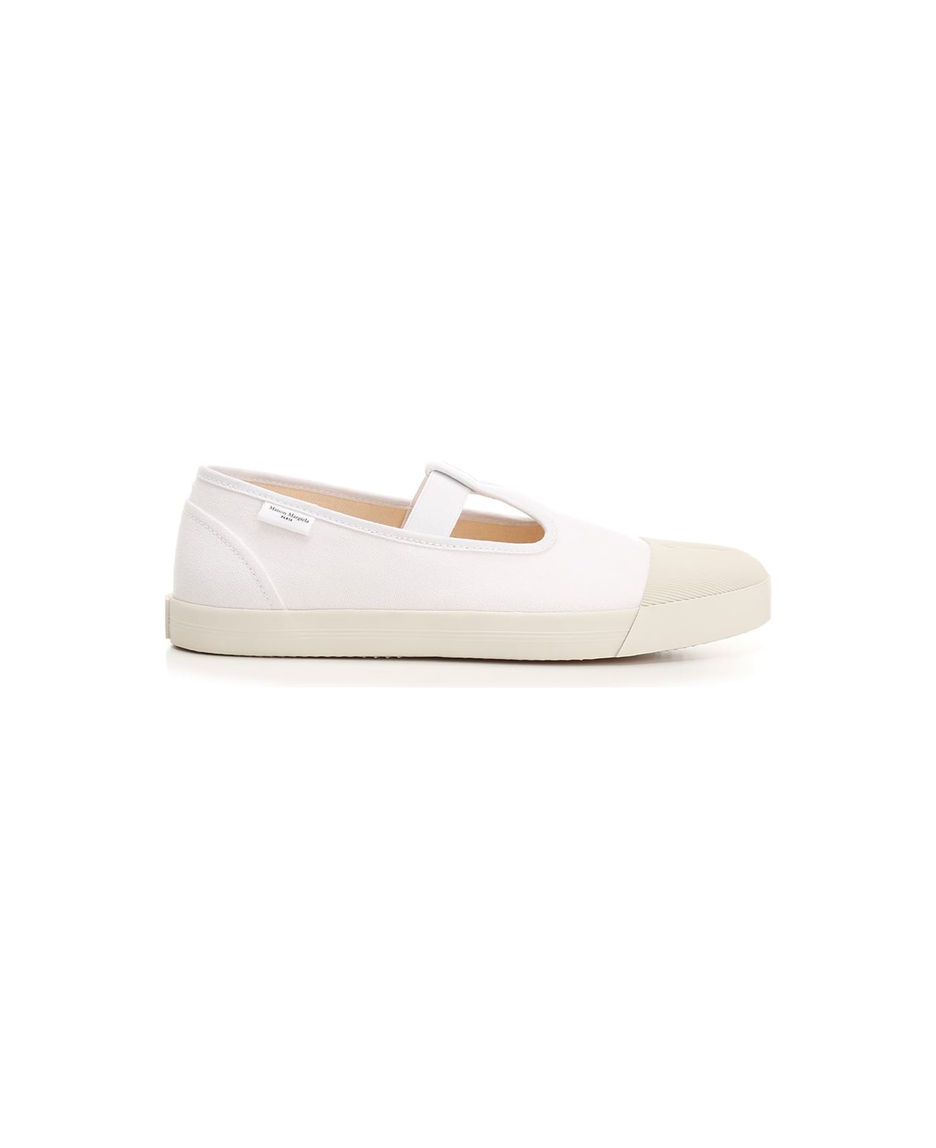 Maison Margiela On The Deck Tabi Mary Jane Sneakers - White