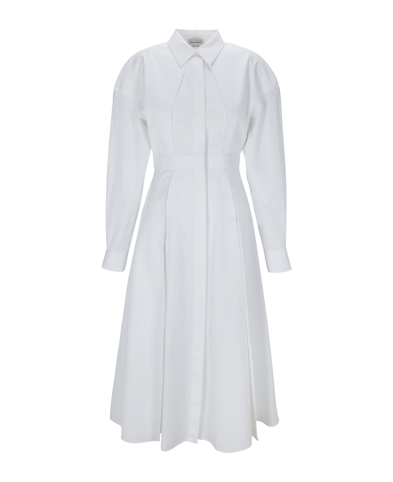Alexander McQueen Long Shirt Dress - Bianco