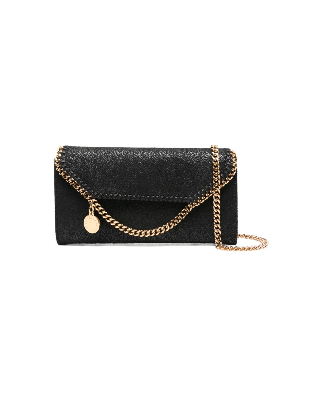 Stella McCartney Falabella Continental Wallet - Black