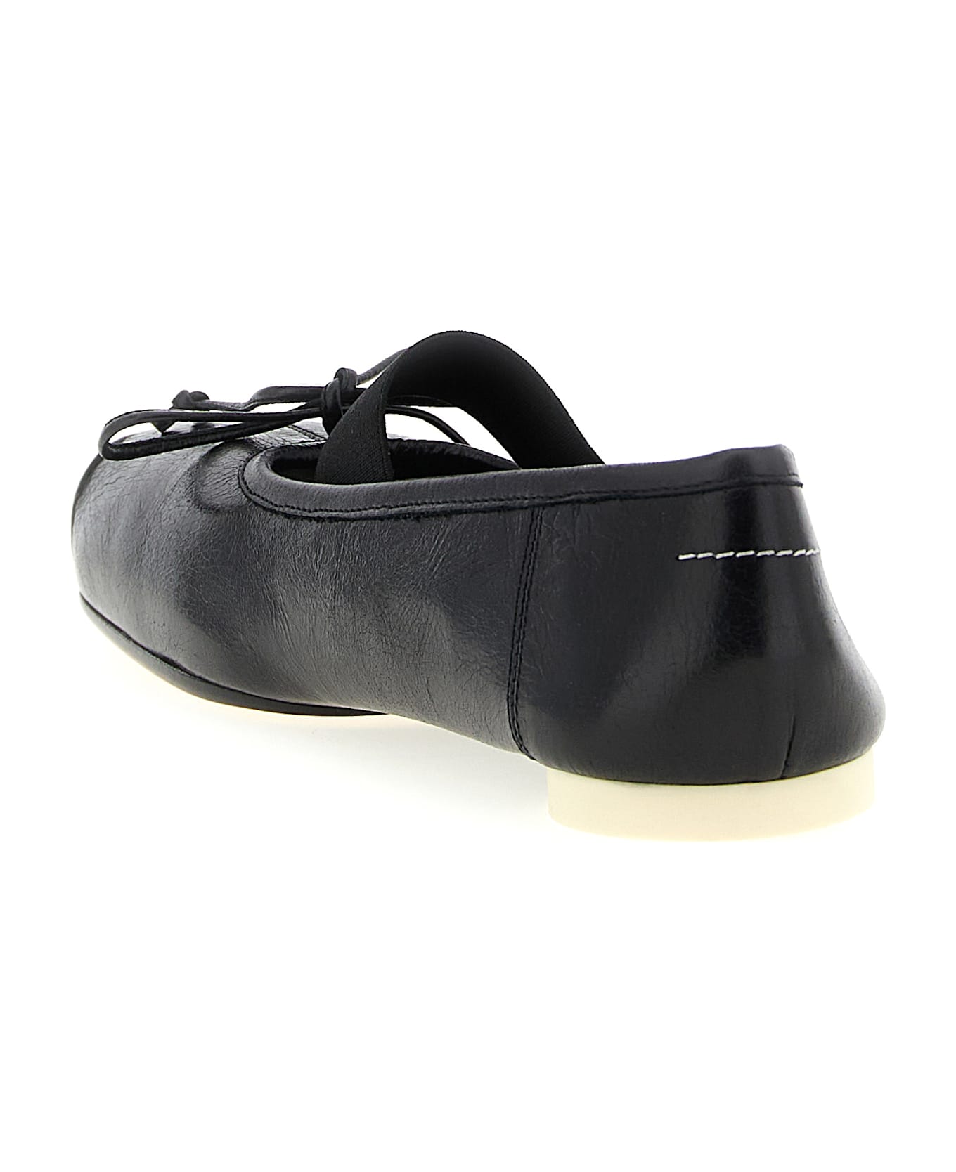 MM6 Maison Margiela 'ballet' Ballet Flats - Black  