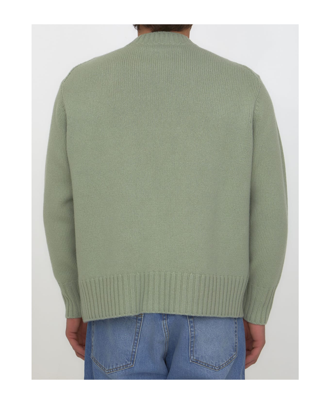 Lanvin Green Cashmere Sweater - GREEN