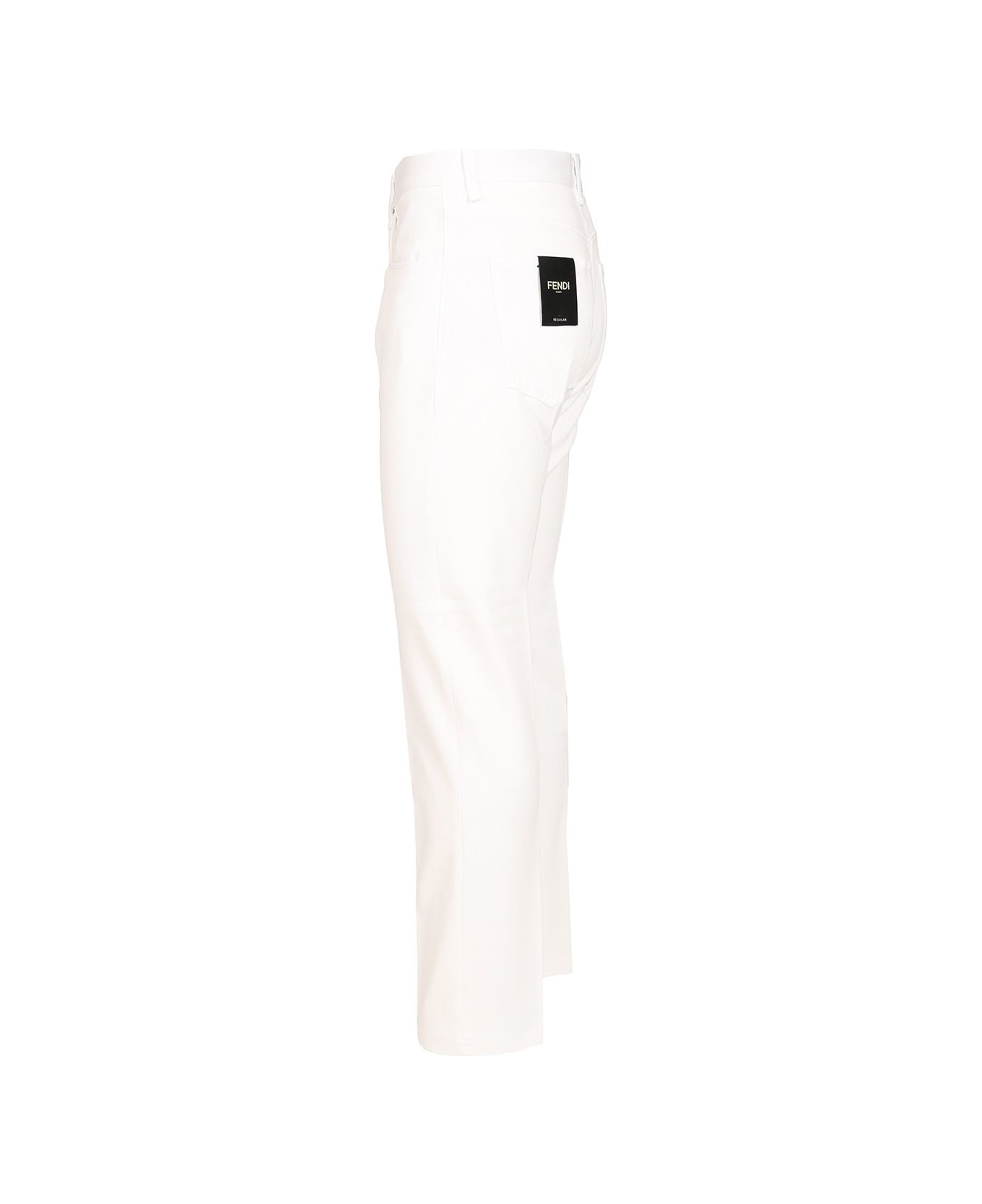 Fendi Selleria Jeans Trousers - White