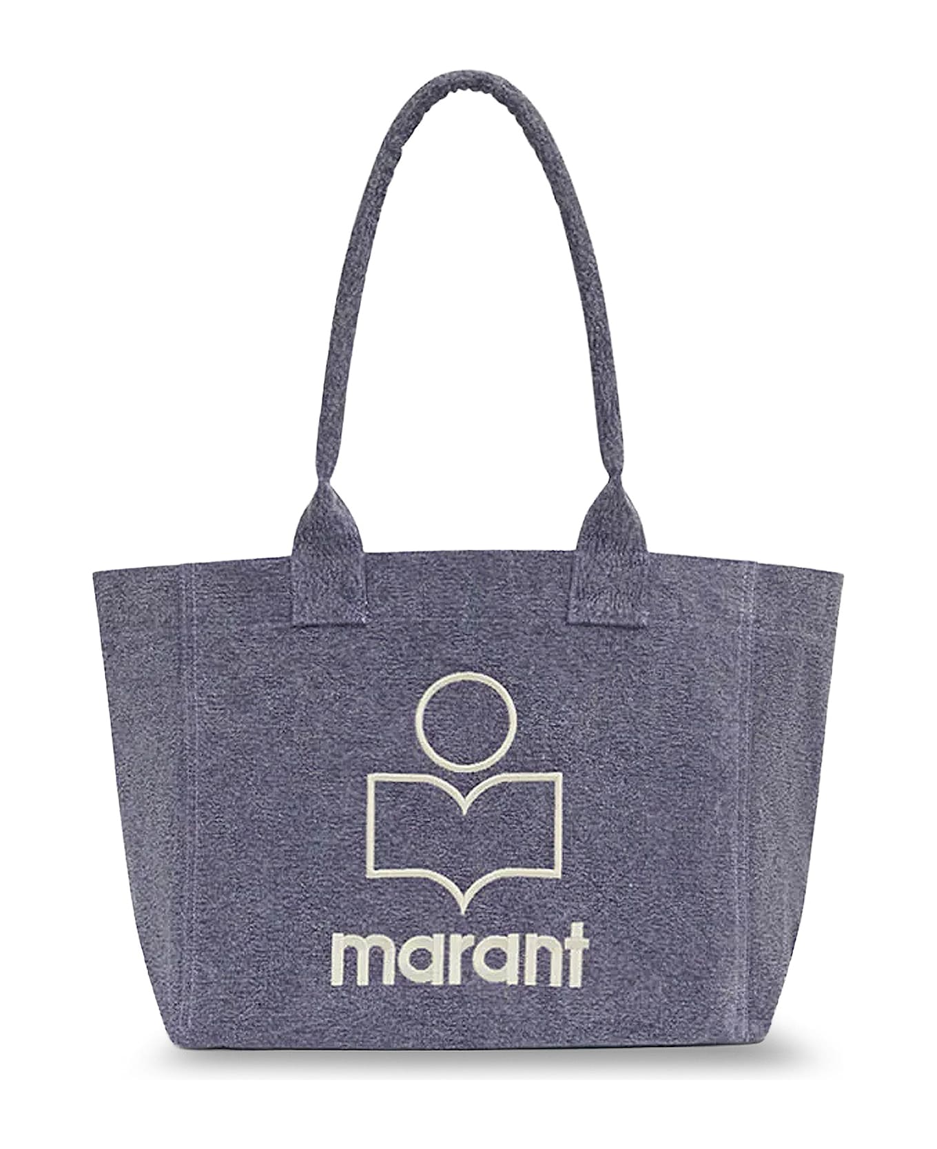 Isabel Marant Yenky Zipped Cotton Shoulder Bag - Purple