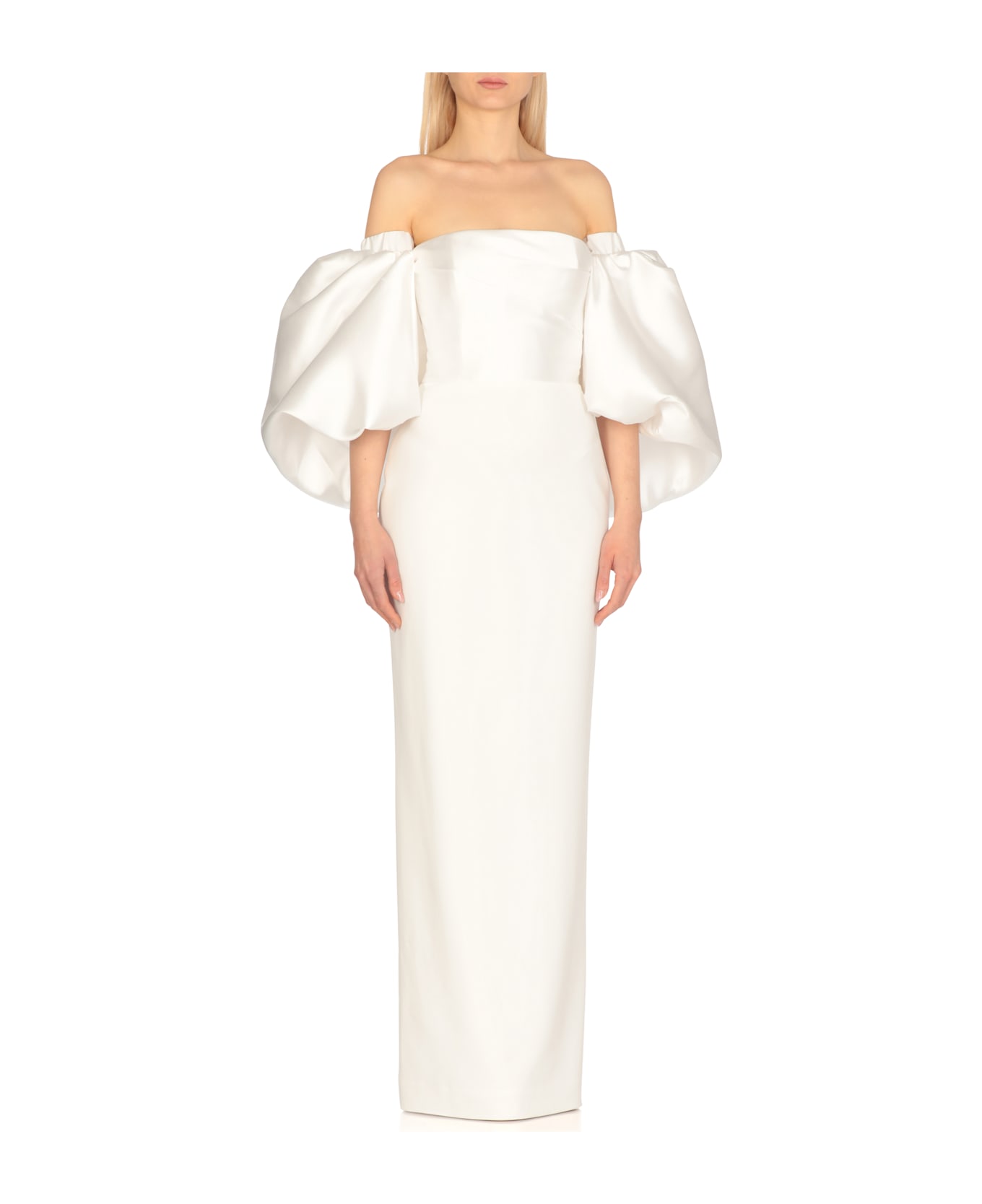 Solace London Floris Maxi Dress - White