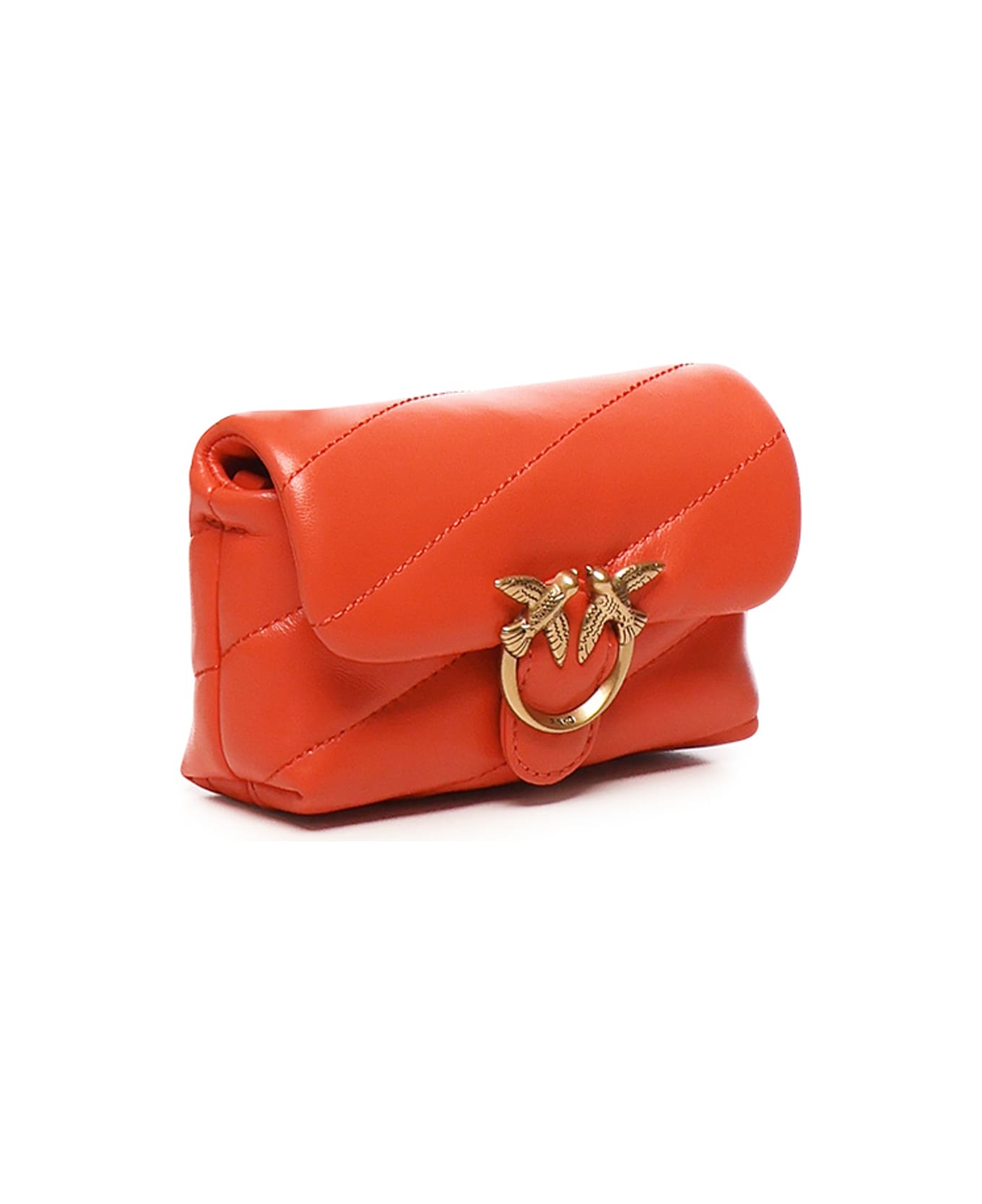 Pinko Baby Love Puff Maxi Quilt Bag - Orange