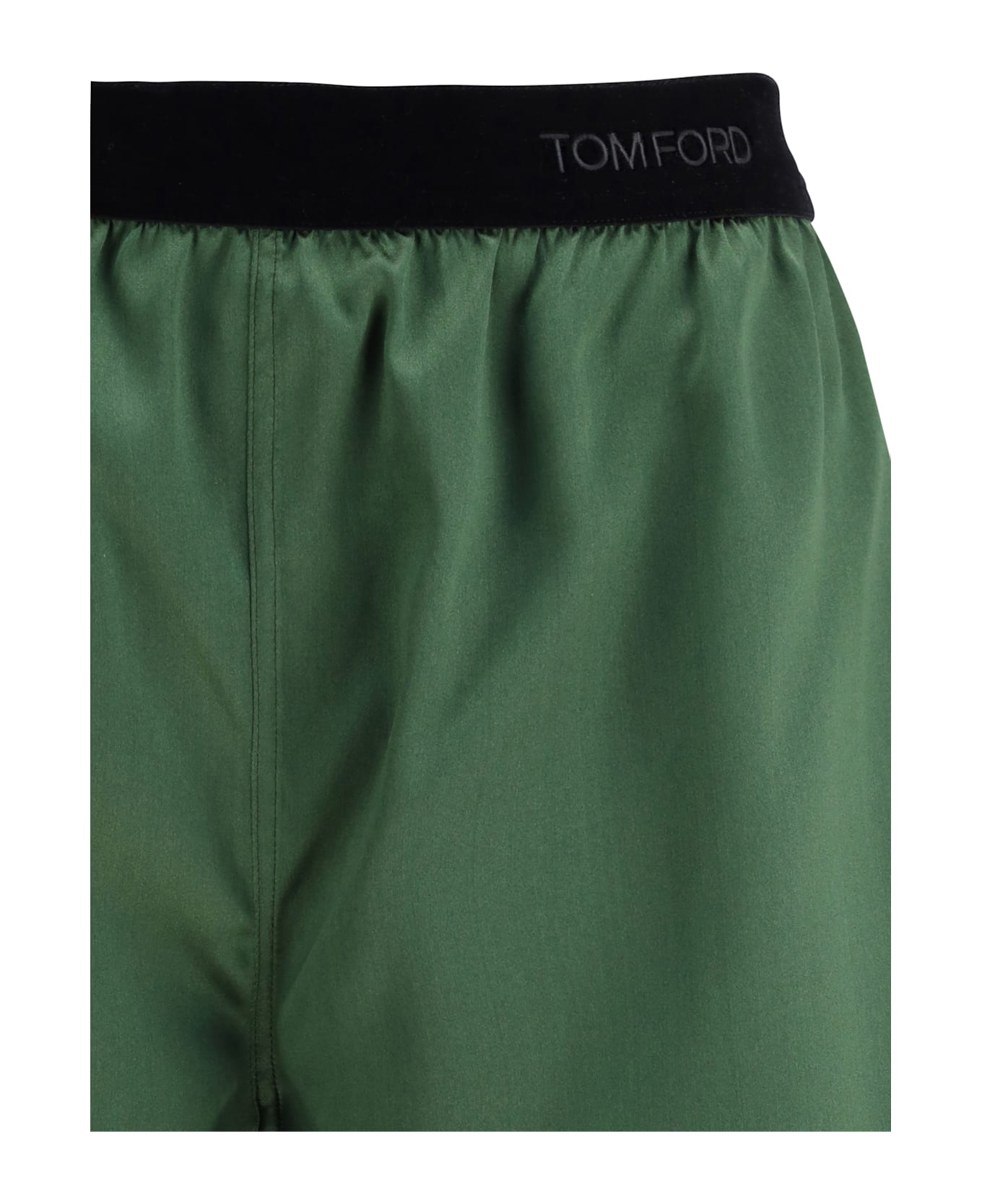 Tom Ford Stretch Silk Satin Pj Shorts