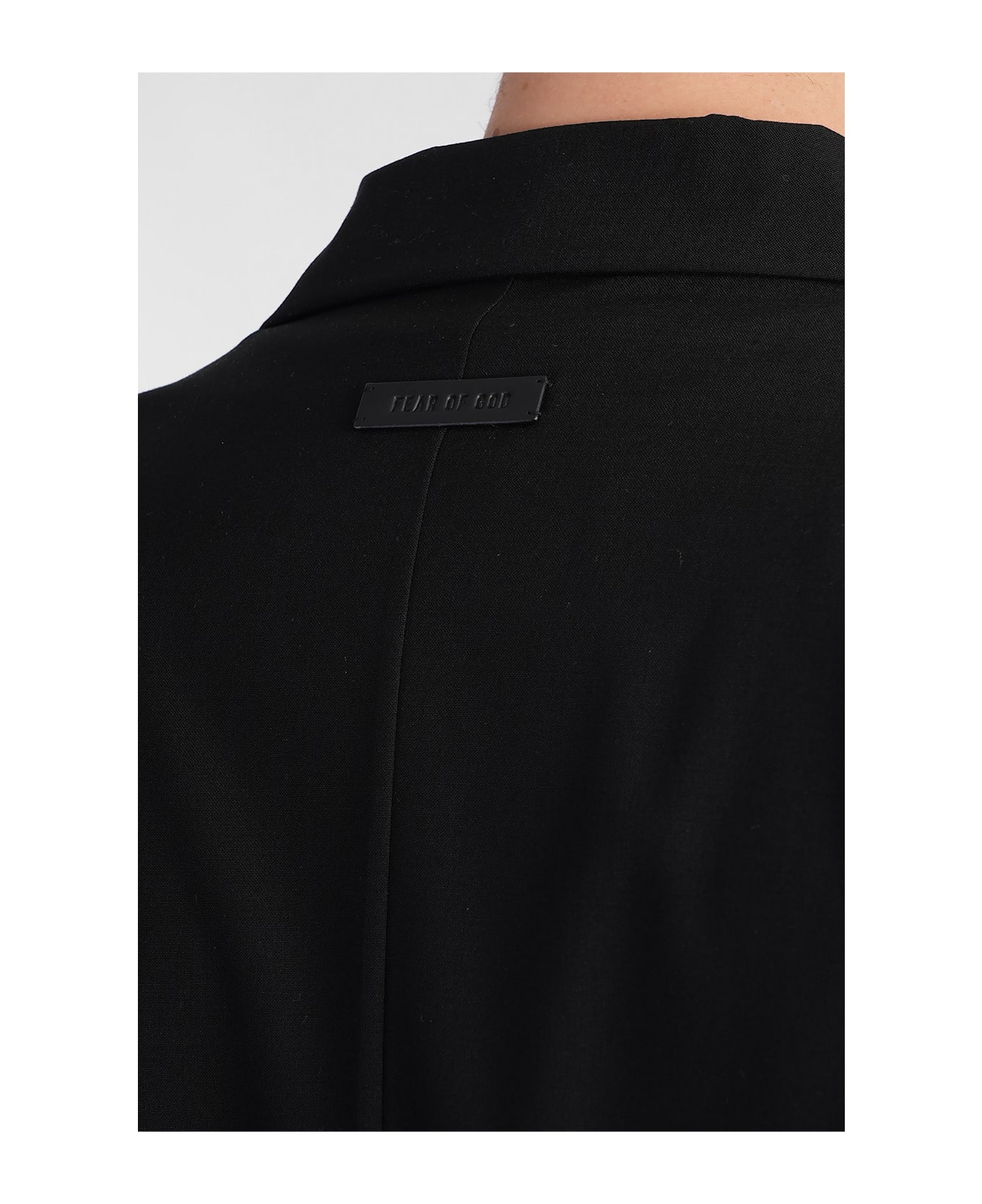 Fear of God California Blazer In Black Cotton - black