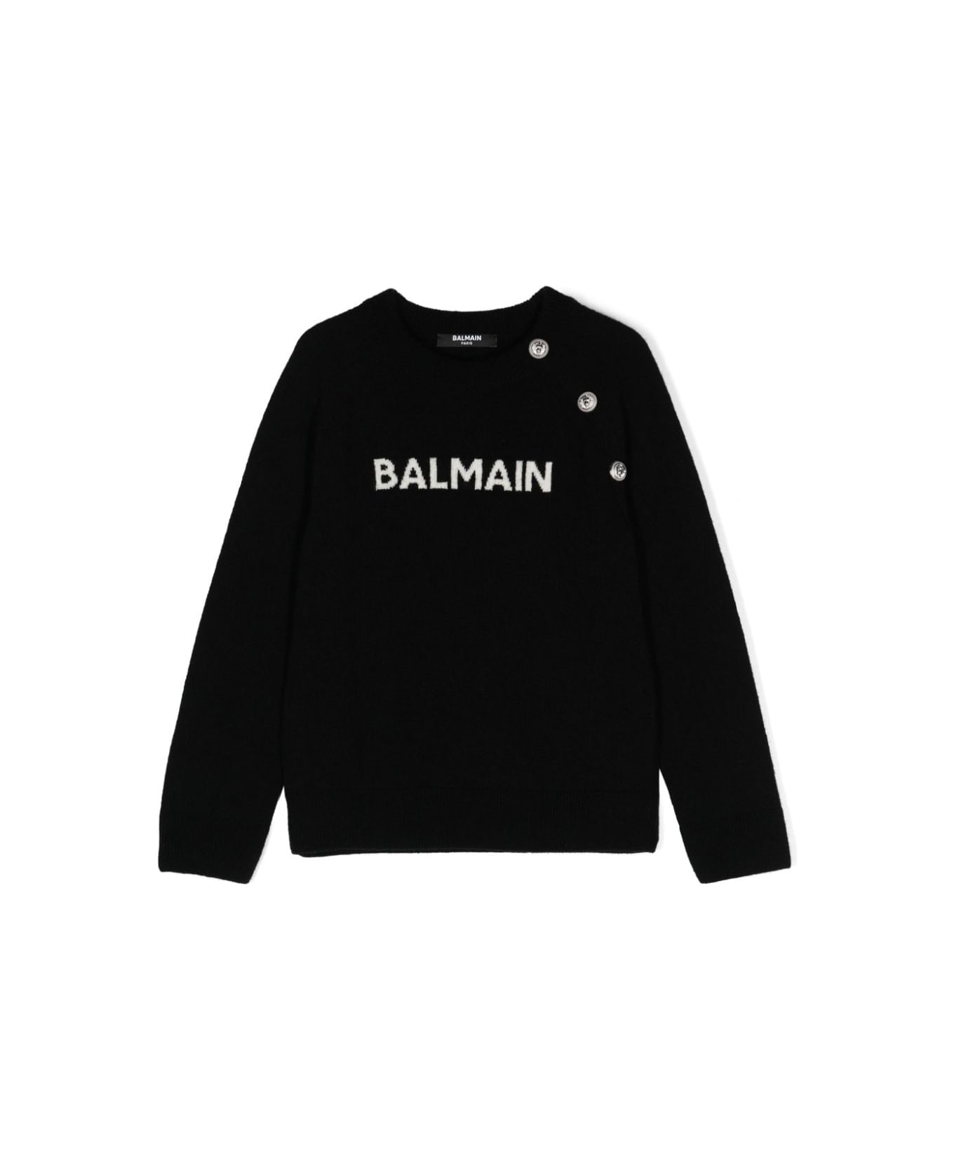 Balmain Pull Con Logo - Black