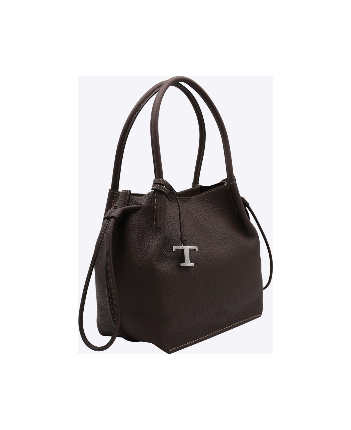 Tod
s Dark Brown Leather Totes - MARRONE AFRICA