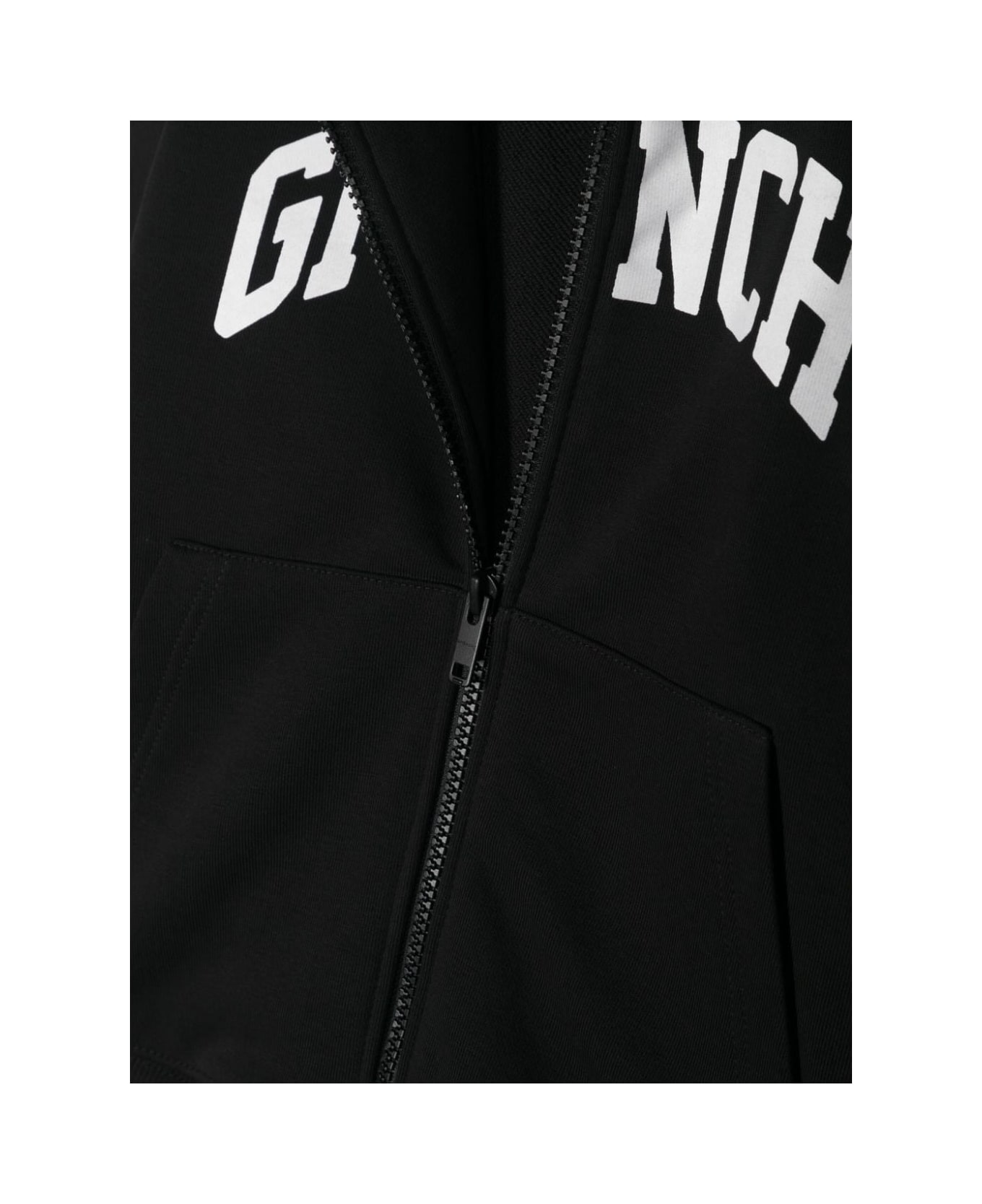 Givenchy Black Givenchy Zip-up Hoodie - Black